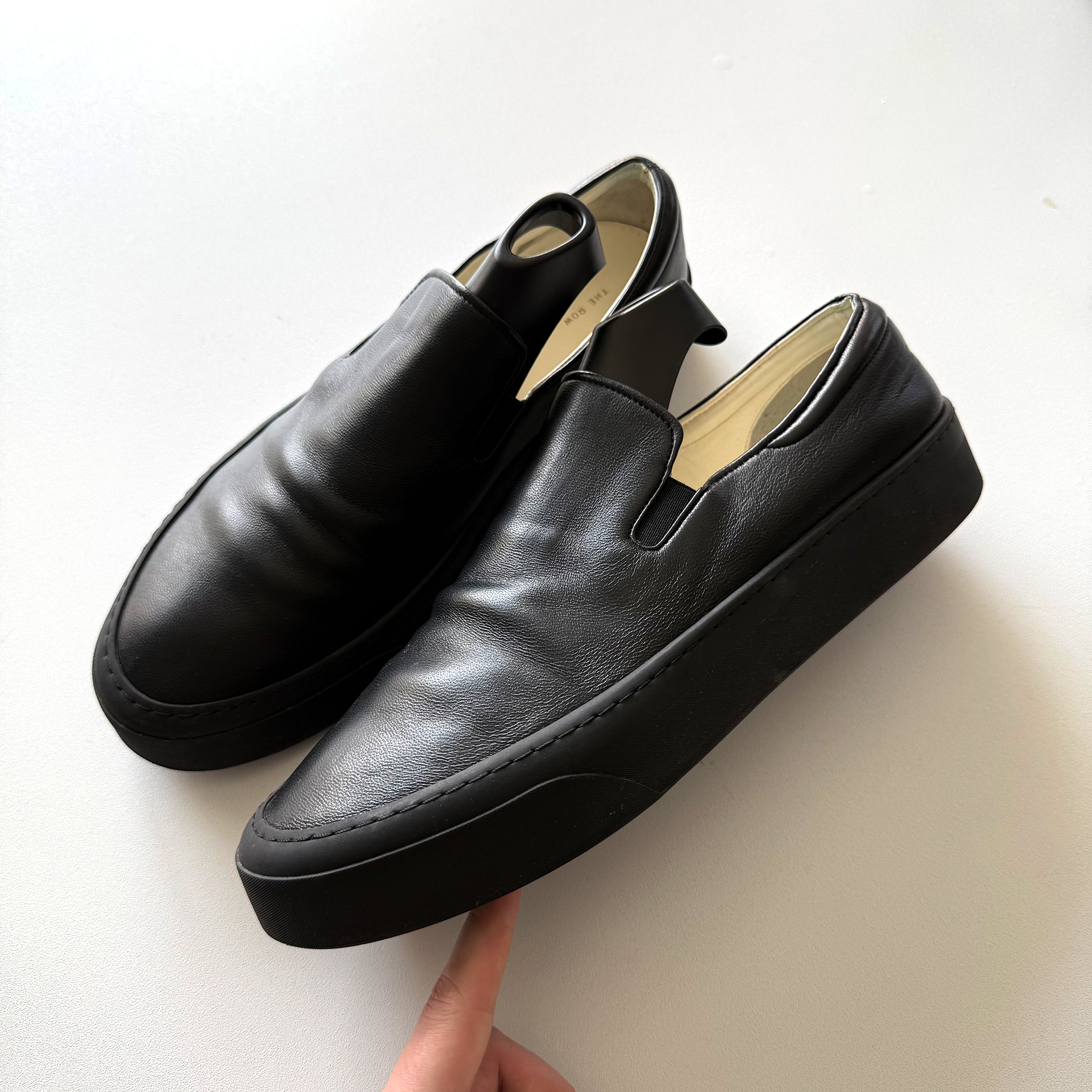 The Row Dean Leather Sneaker