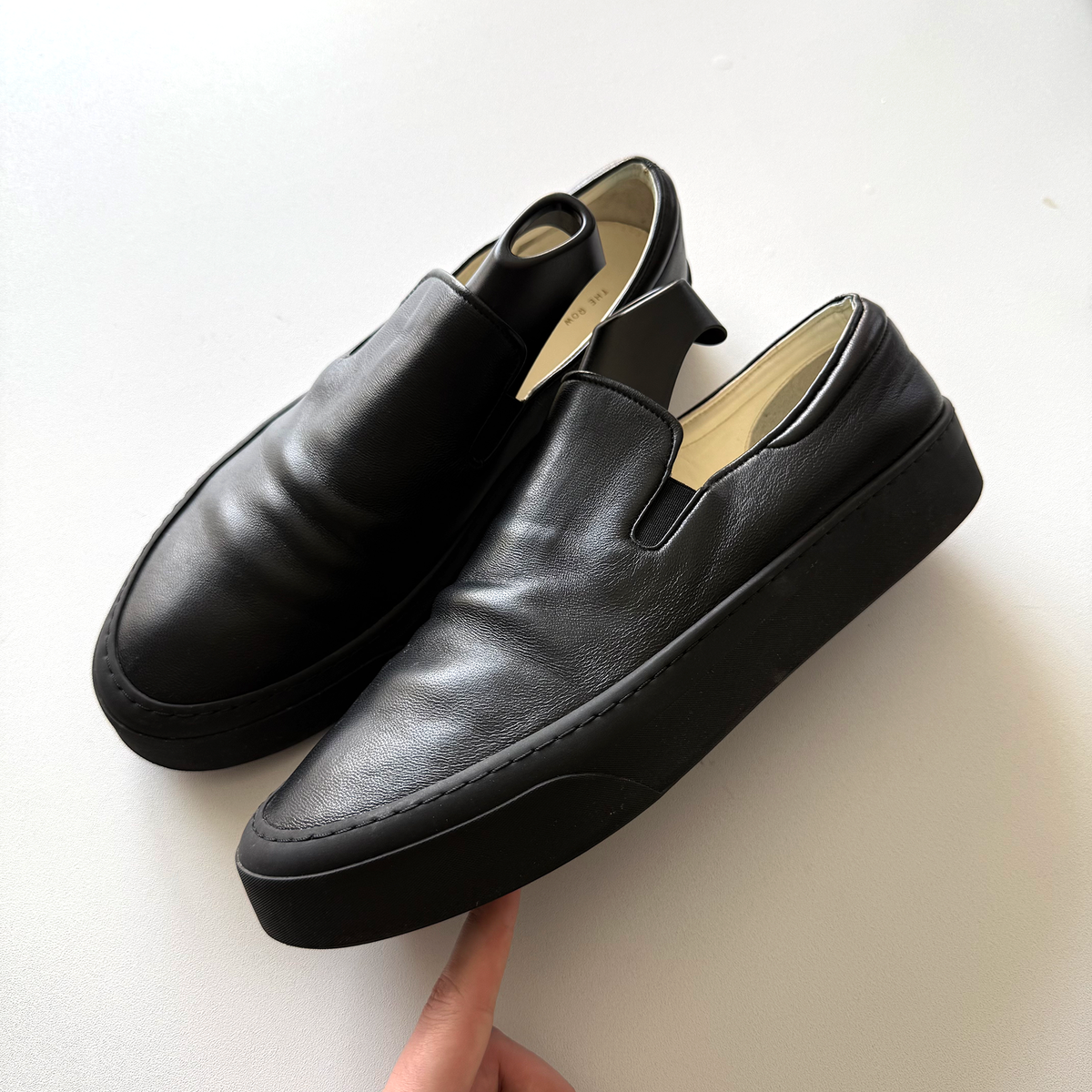 The Row Dean Leather Sneaker