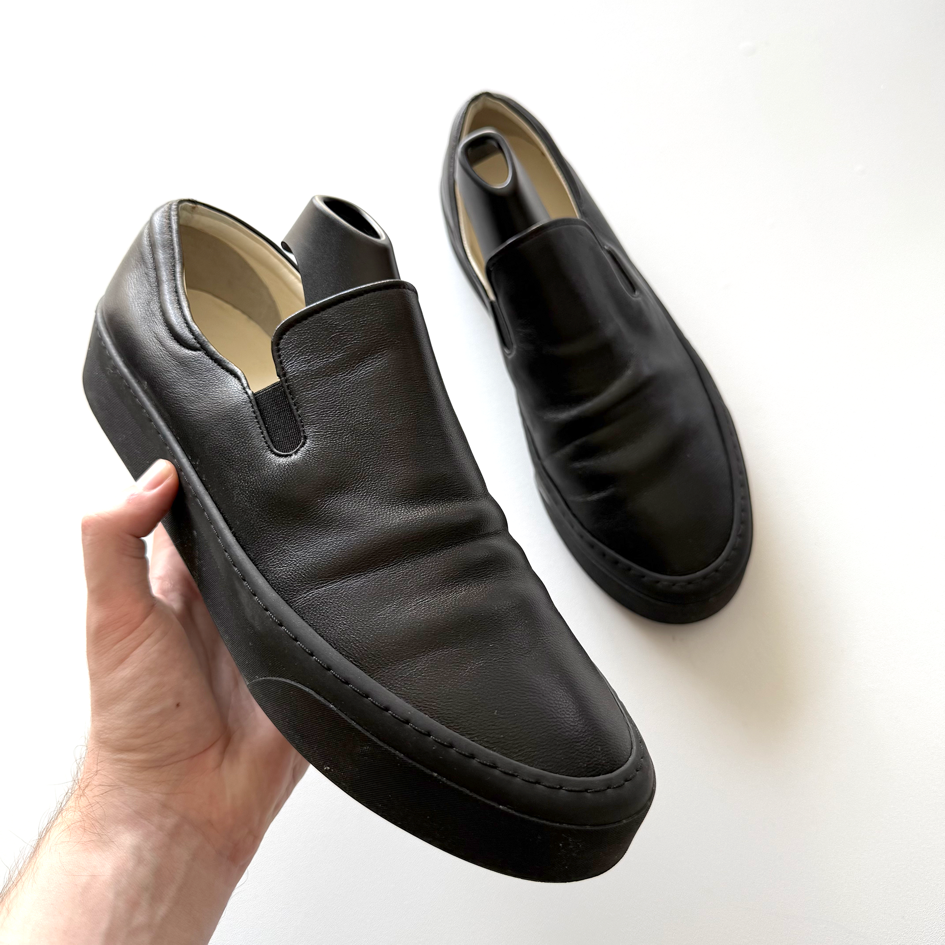 The Row Dean Leather Sneaker