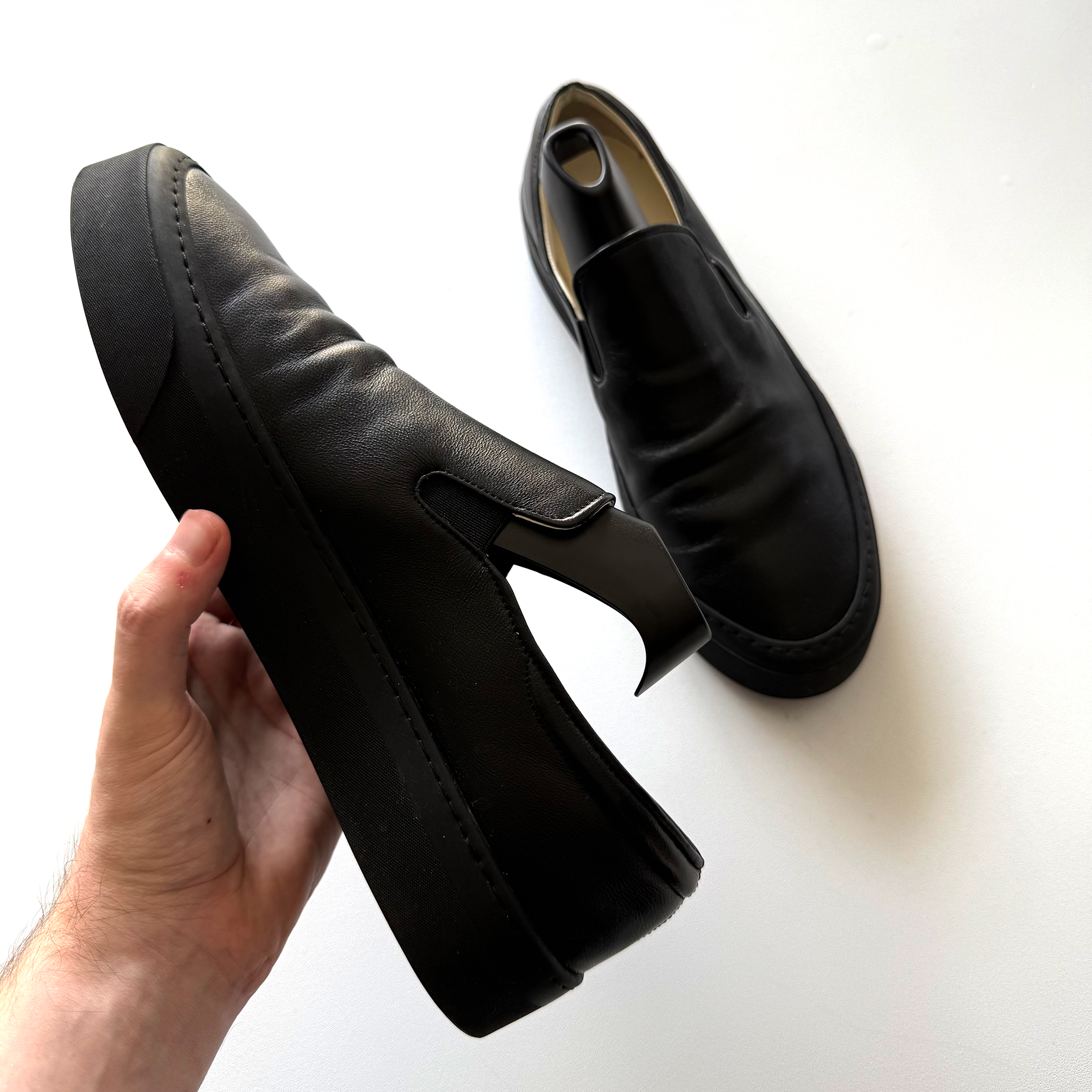 The Row Dean Leather Sneaker