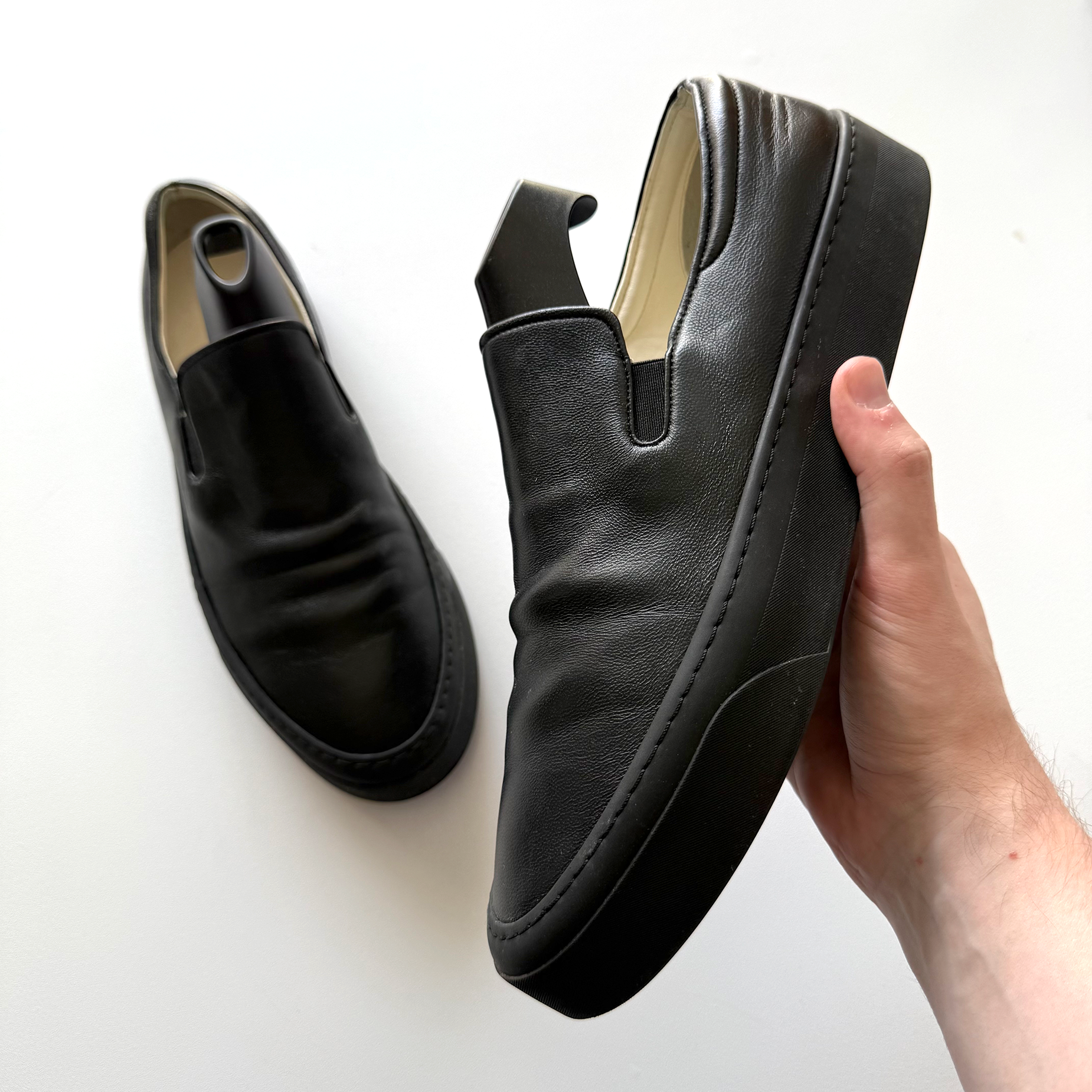 The Row Dean Leather Sneaker