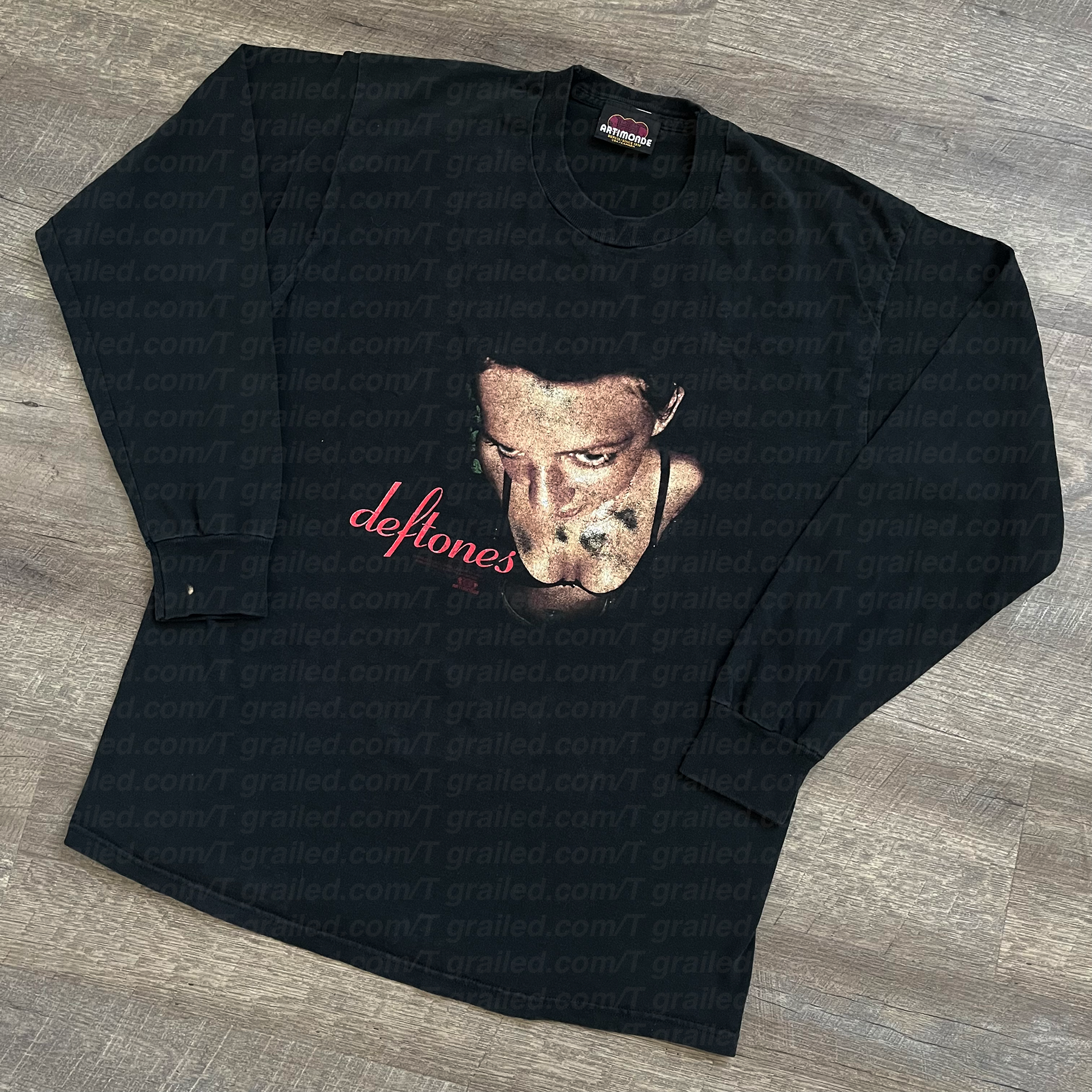 Vintage 1998 Deftones Around The Fur Artimonde Promo L/S Tee