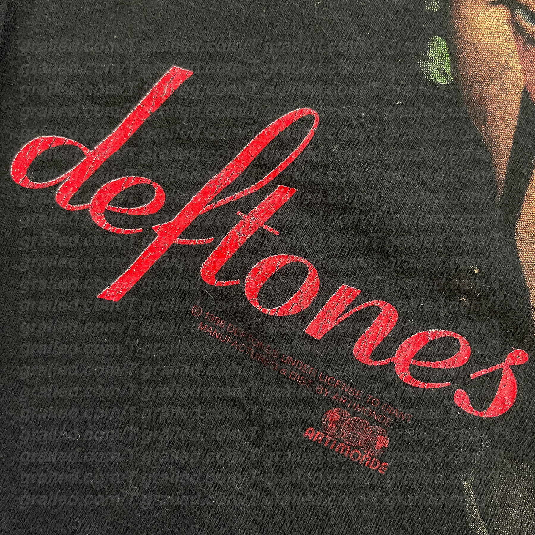 Vintage 1998 Deftones Around The Fur Artimonde Promo L/S Tee