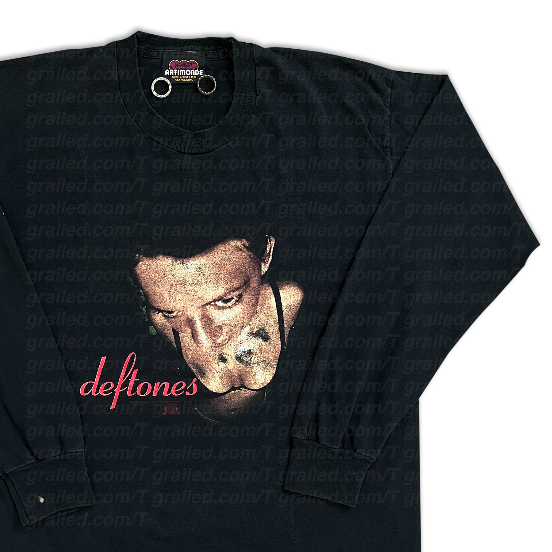 Vintage 1998 Deftones Around The Fur Artimonde Promo L/S Tee