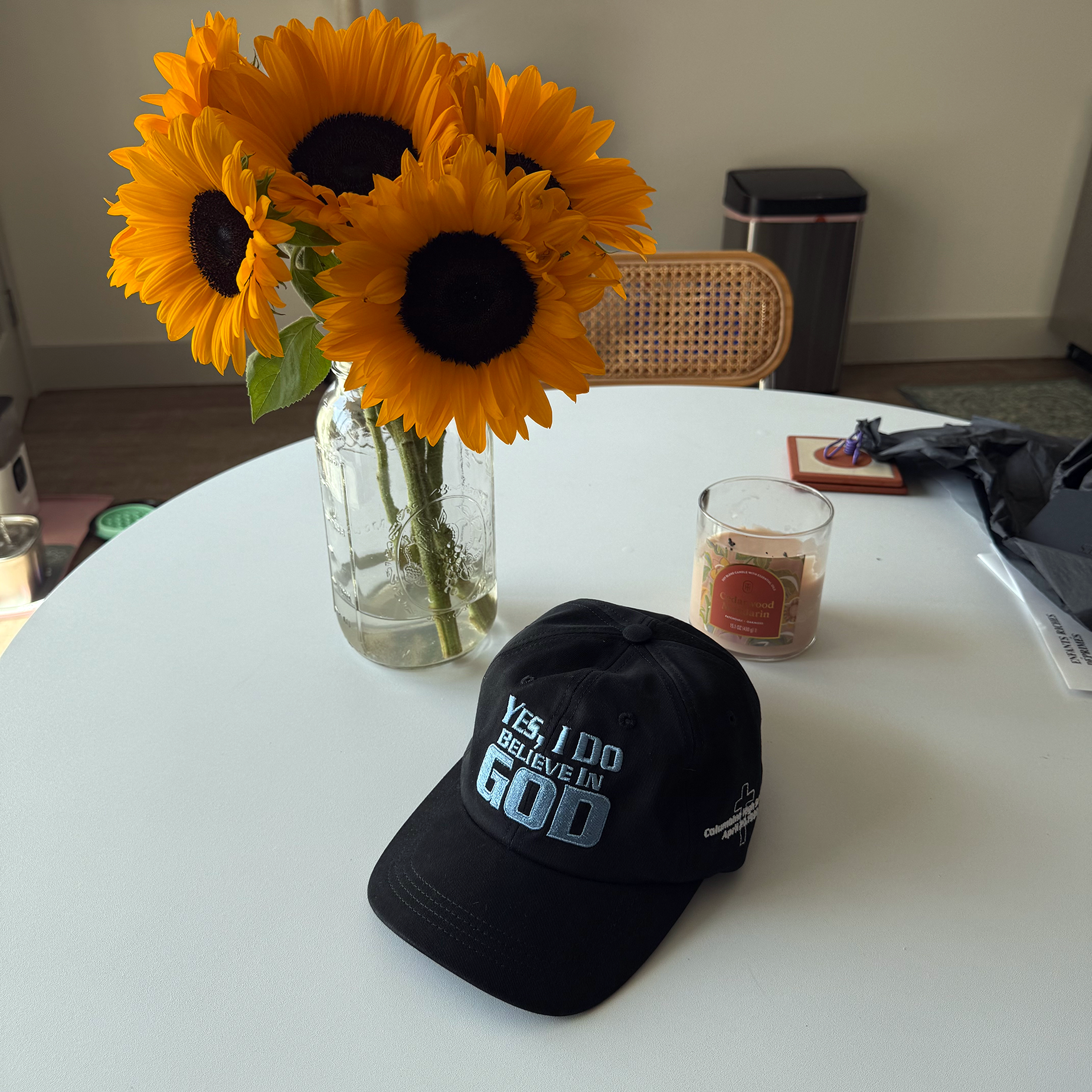 Enfants Riches Deprimes AW23 "Yes I Do Believe In God" Columbine Hat