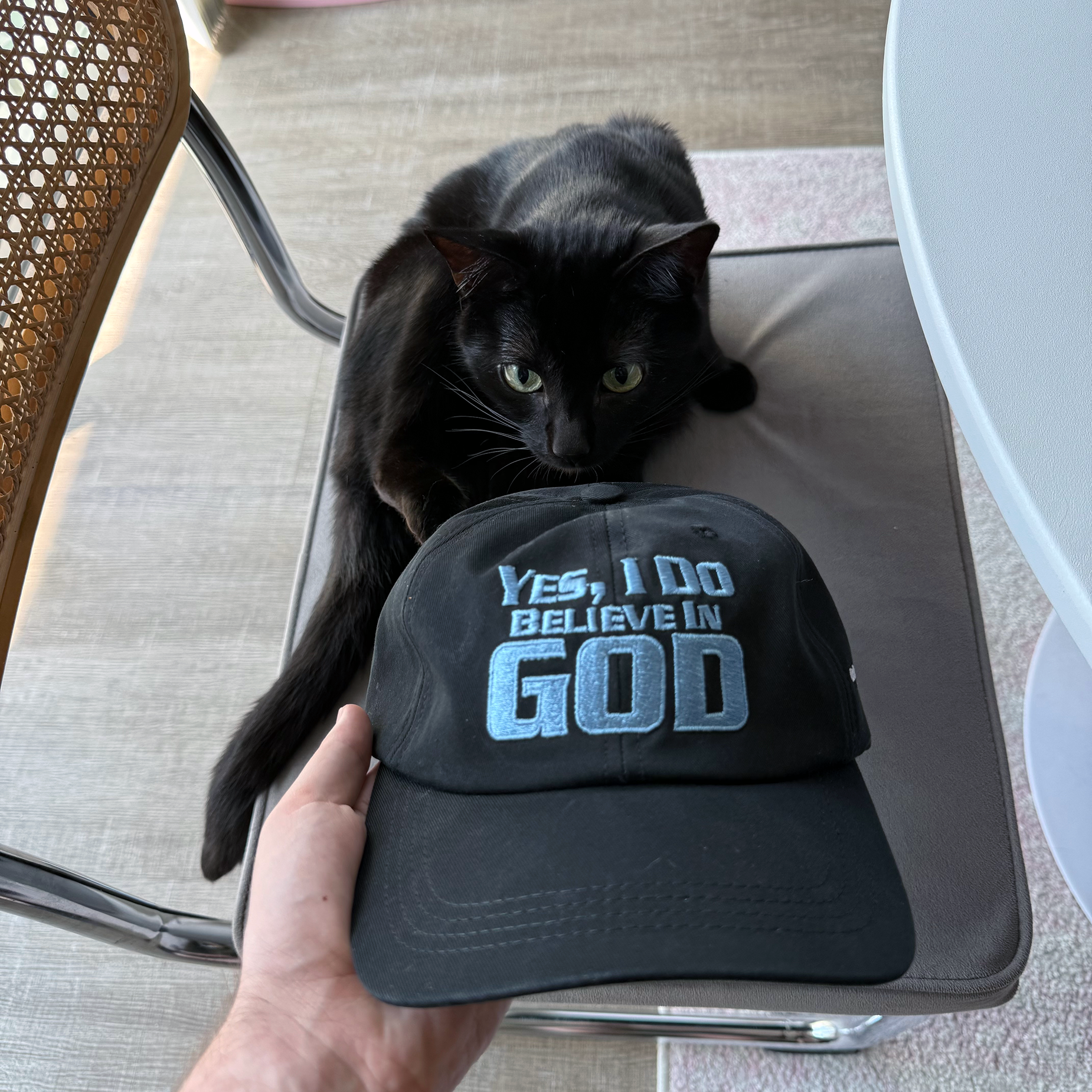 Enfants Riches Deprimes AW23 "Yes I Do Believe In God" Columbine Hat