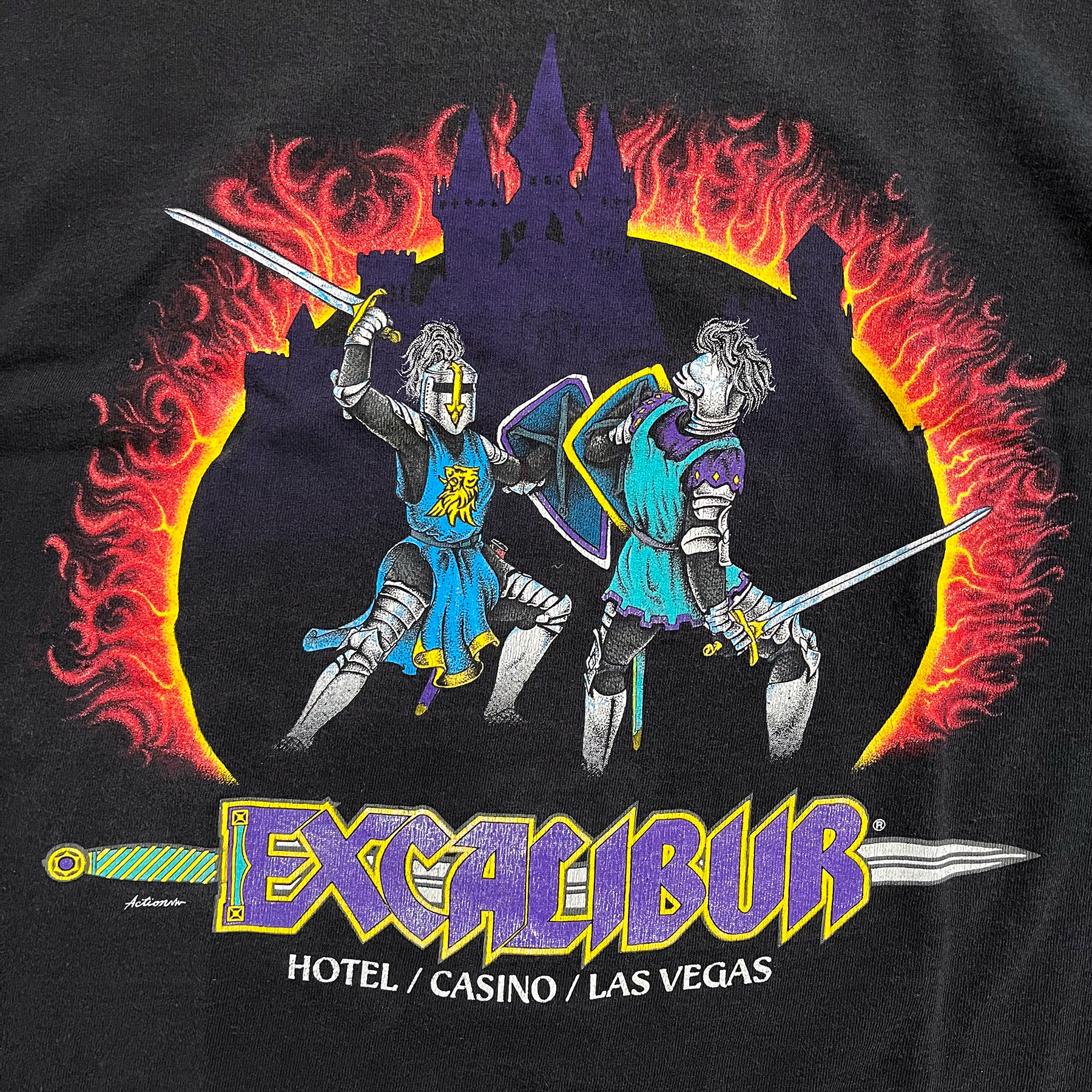Vintage 1990s Excalibur Casino Las Vegas Tee