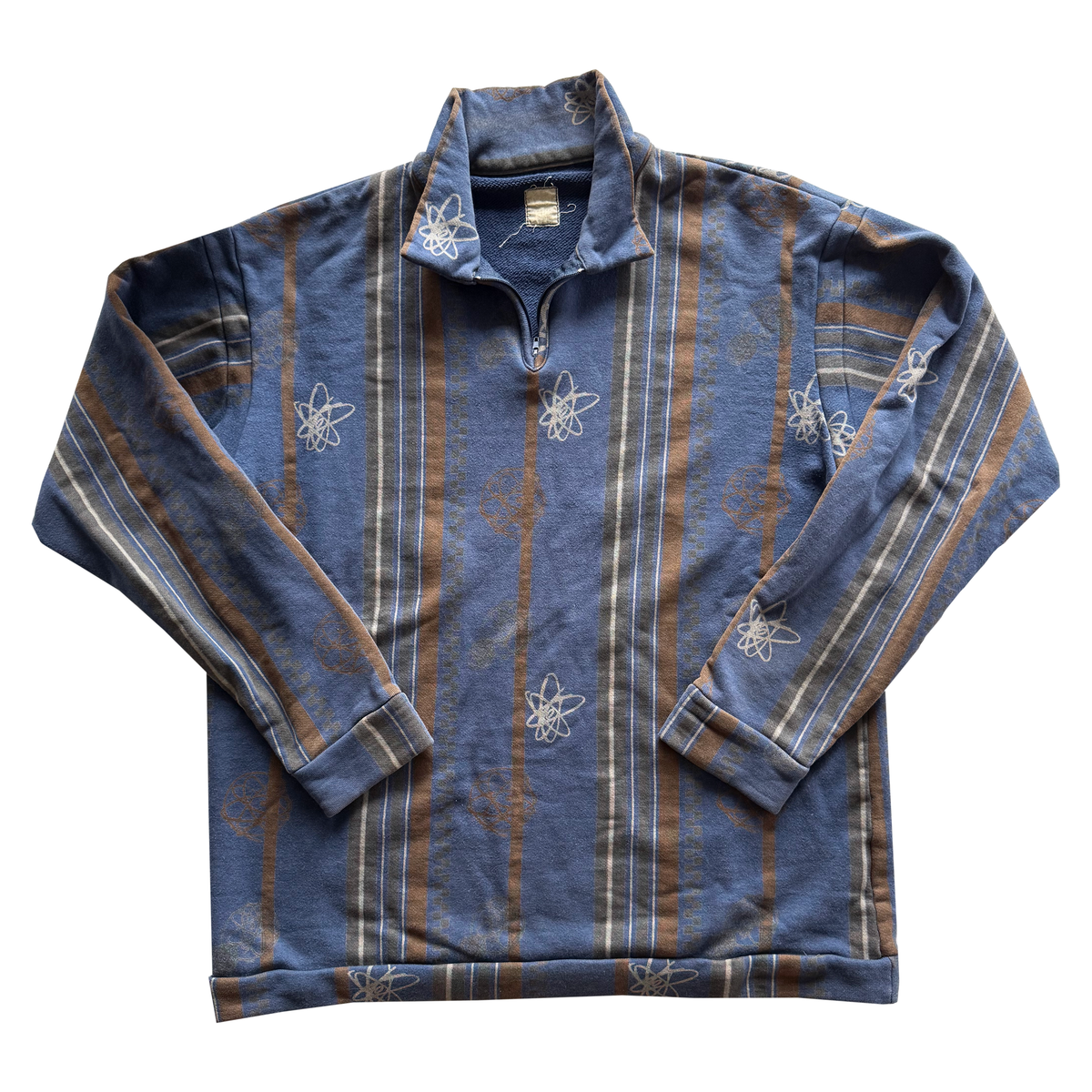 Undercover AW01 D.A.V.F. Futura Atomic Quarter Zip Sweater