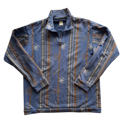 Undercover AW01 D.A.V.F. Futura Atomic Quarter Zip Sweater