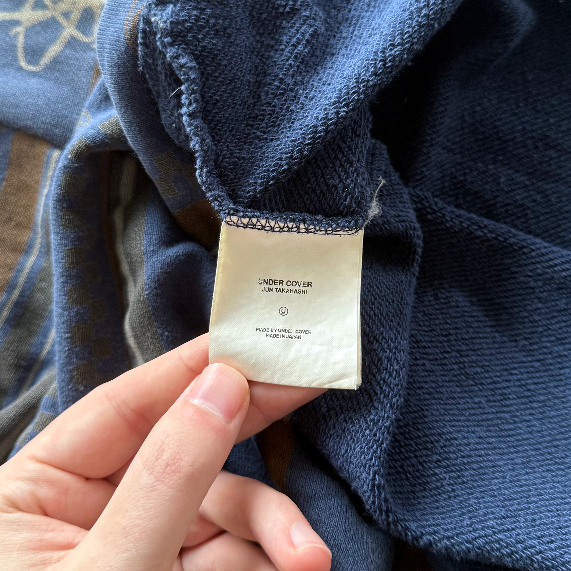 Undercover AW01 D.A.V.F. Futura Atomic Quarter Zip Sweater