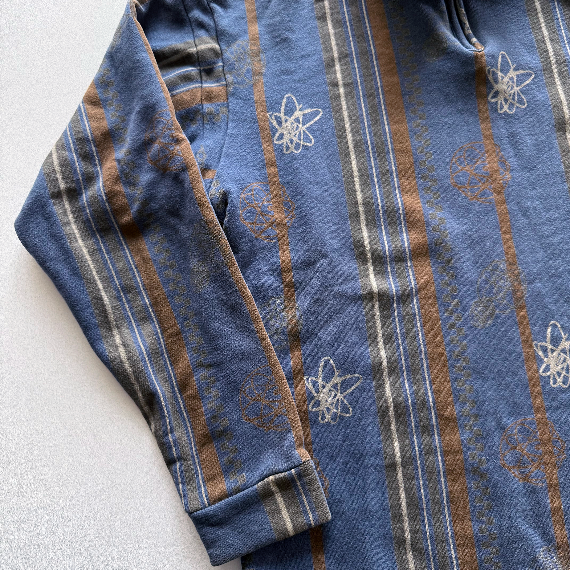 Undercover AW01 D.A.V.F. Futura Atomic Quarter Zip Sweater