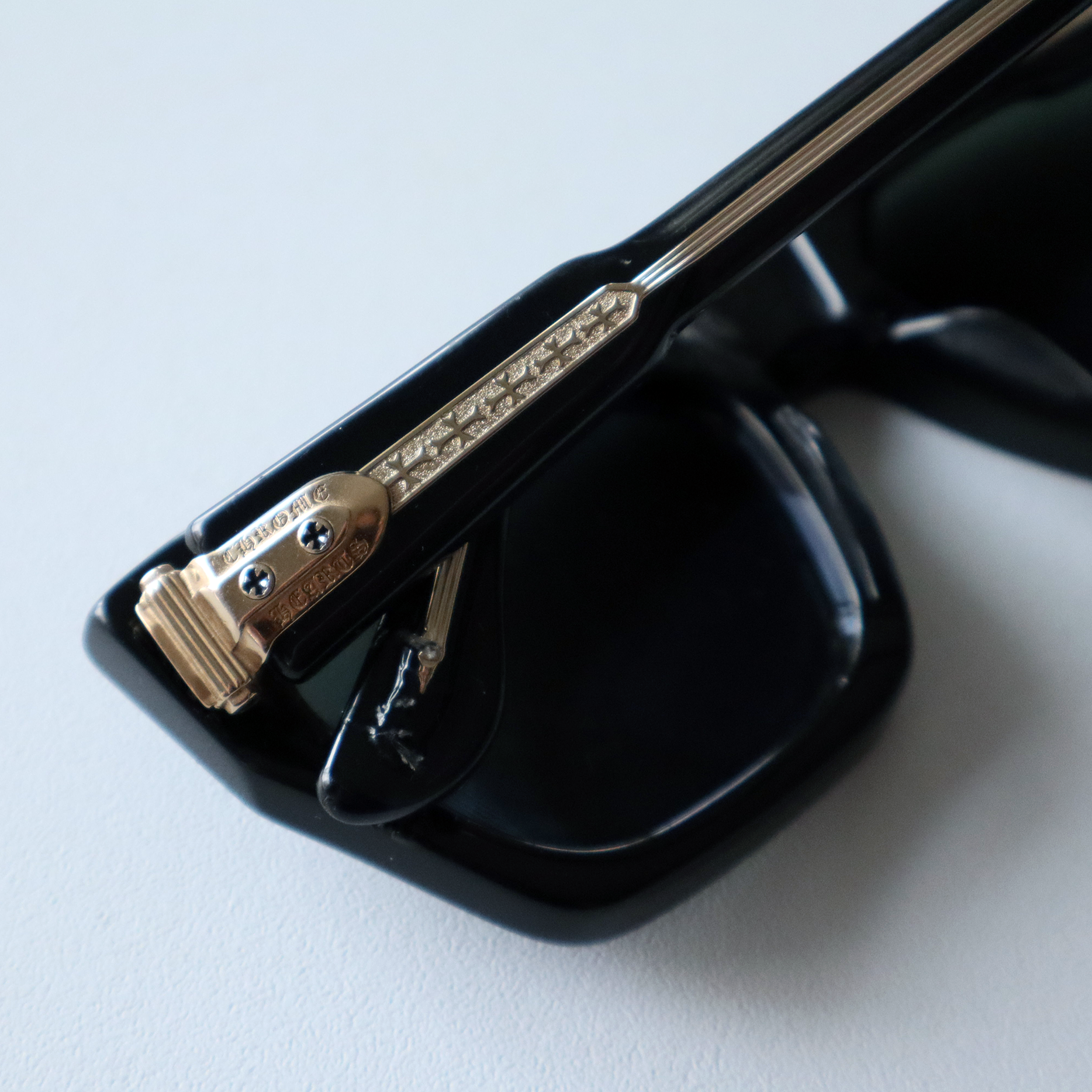 Chrome Hearts Jelly & Jam Gold Sunglasses