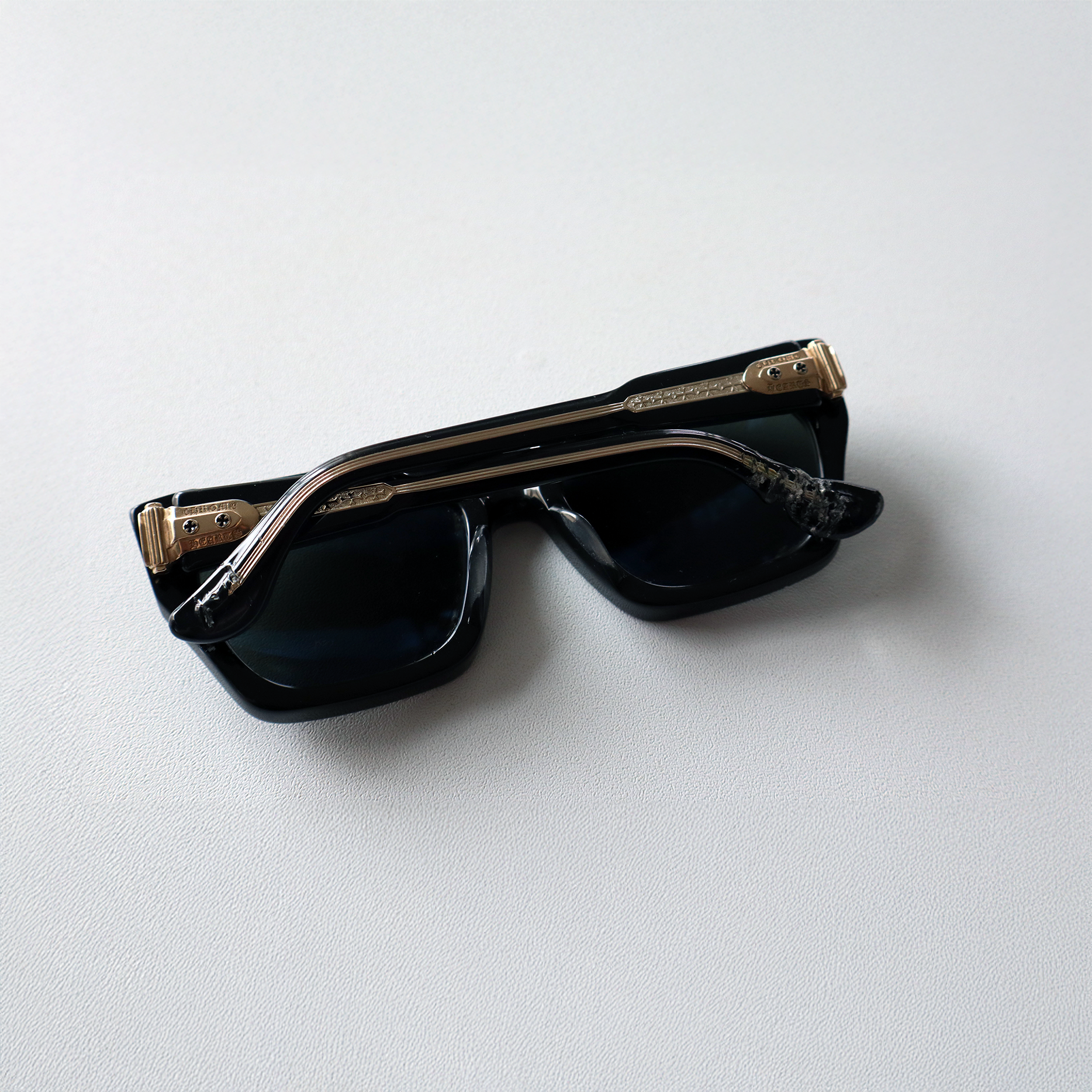 Chrome Hearts Jelly & Jam Gold Sunglasses