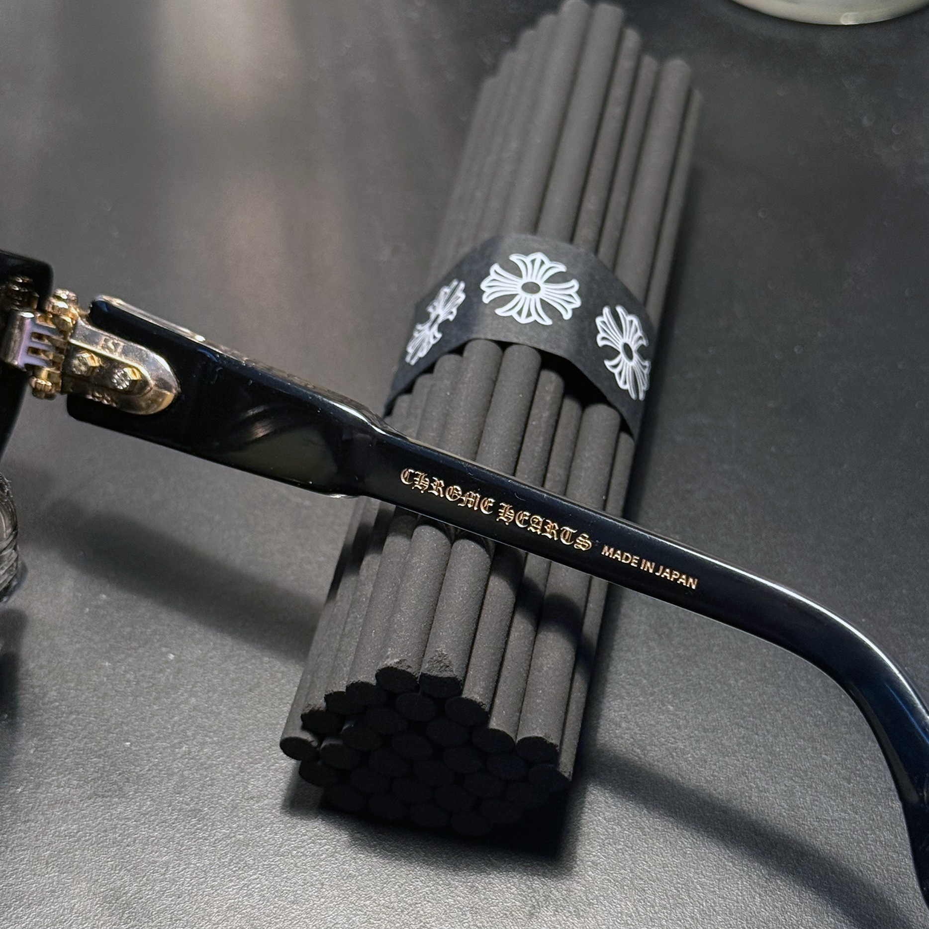 Chrome Hearts Jelly & Jam Gold Sunglasses