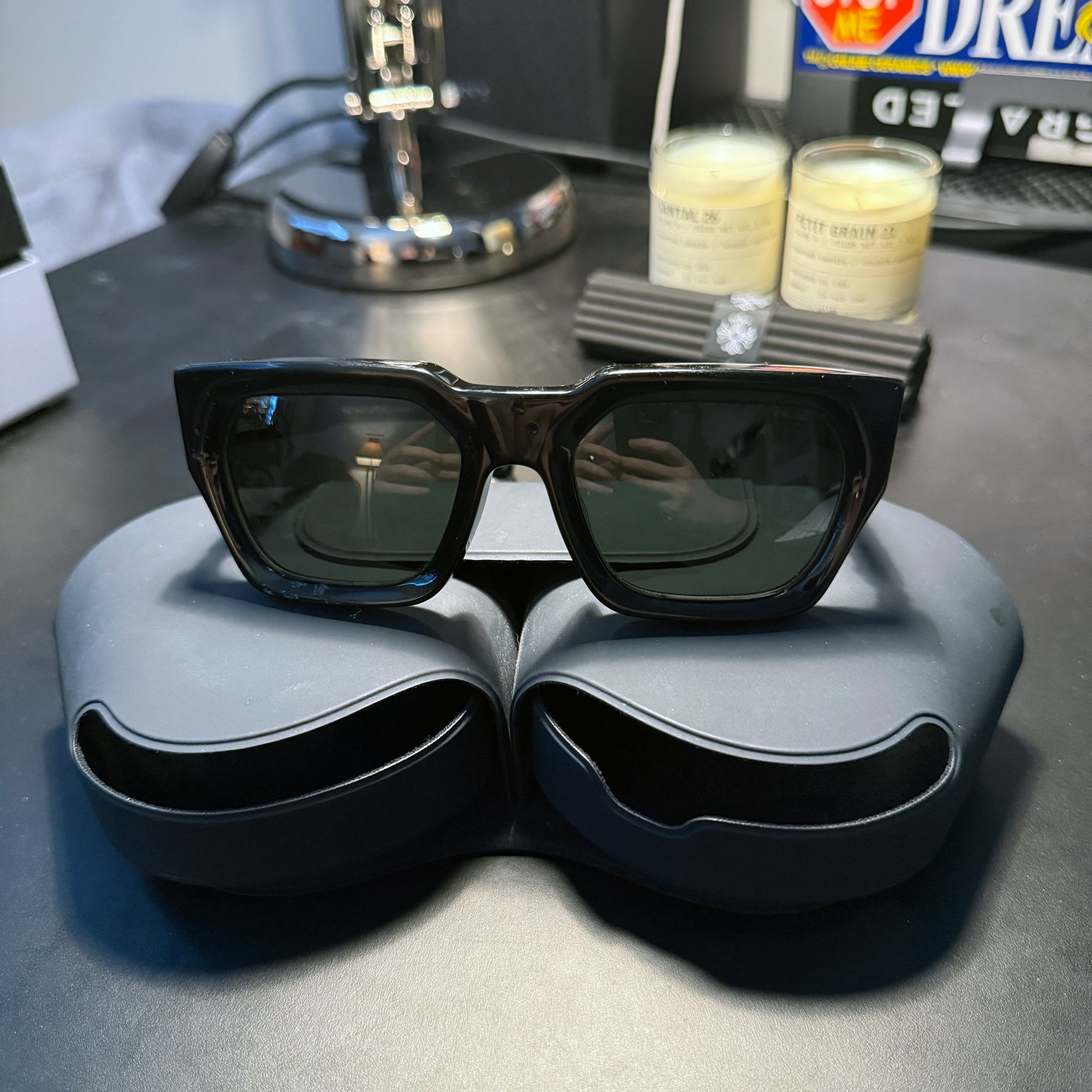 Chrome Hearts Jelly & Jam Gold Sunglasses