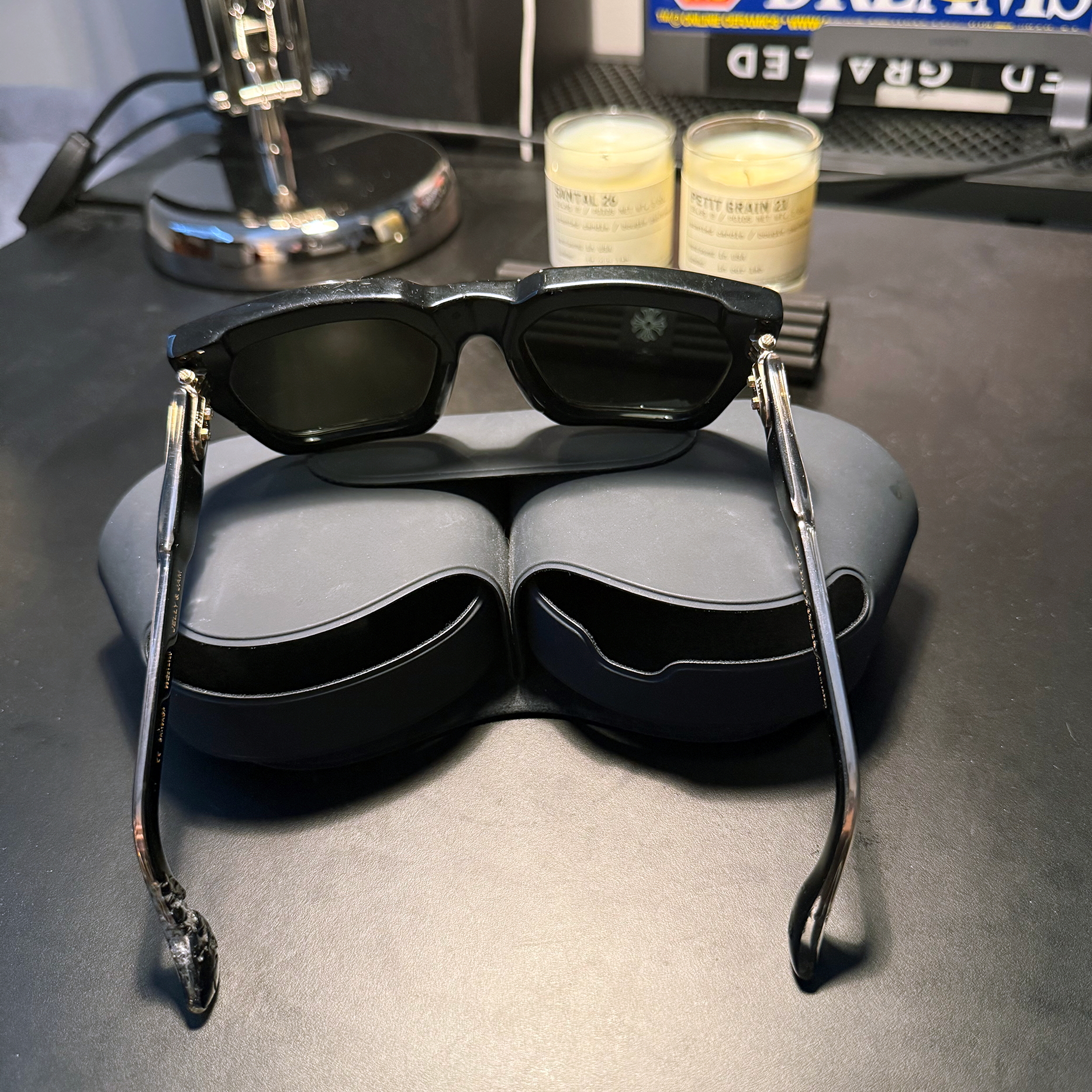 Chrome Hearts Jelly & Jam Gold Sunglasses