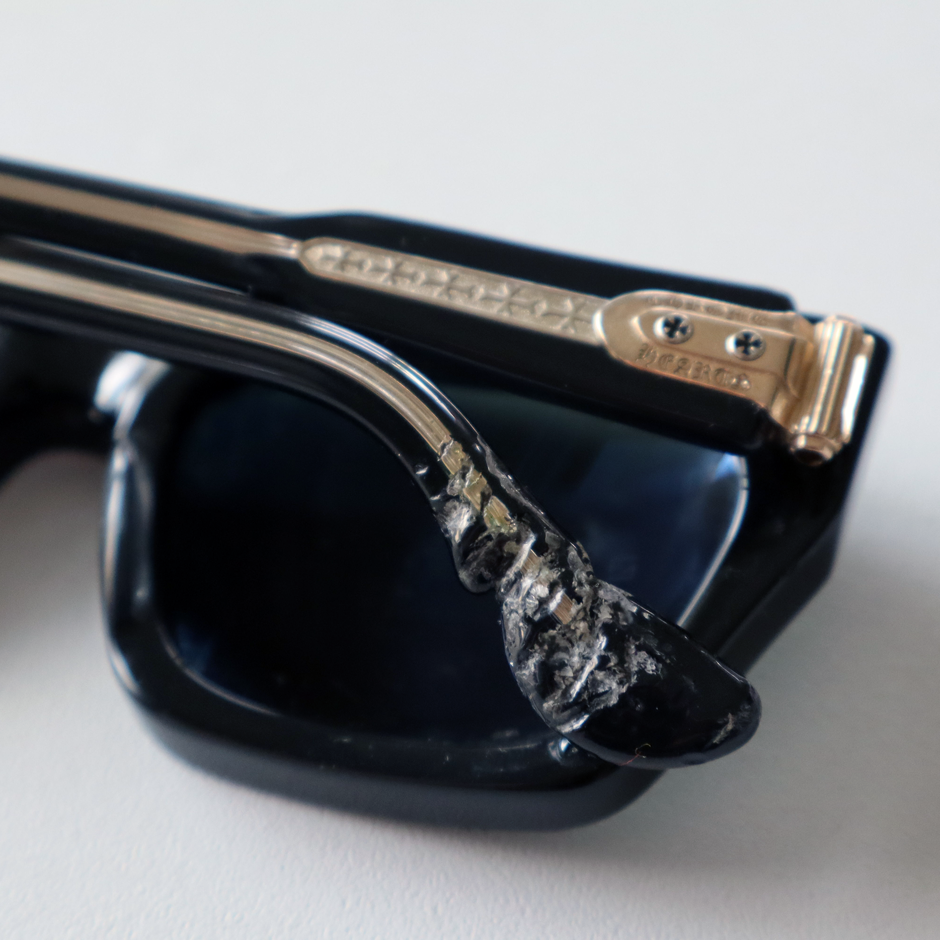 Chrome Hearts Jelly & Jam Gold Sunglasses