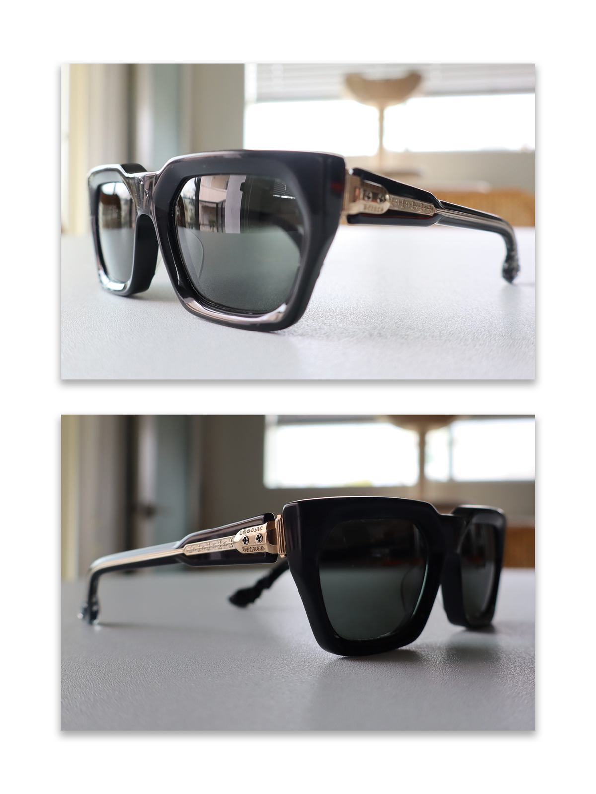 Chrome Hearts Jelly & Jam Gold Sunglasses