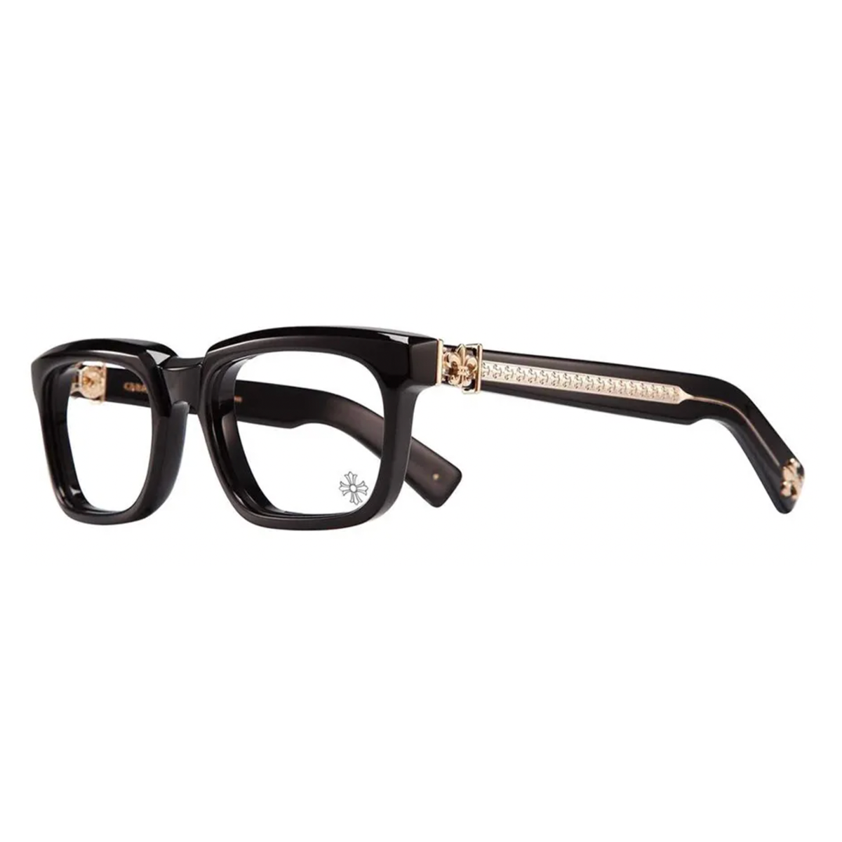 Chrome Hearts "See You In Tea" Glasses Black/Gold
