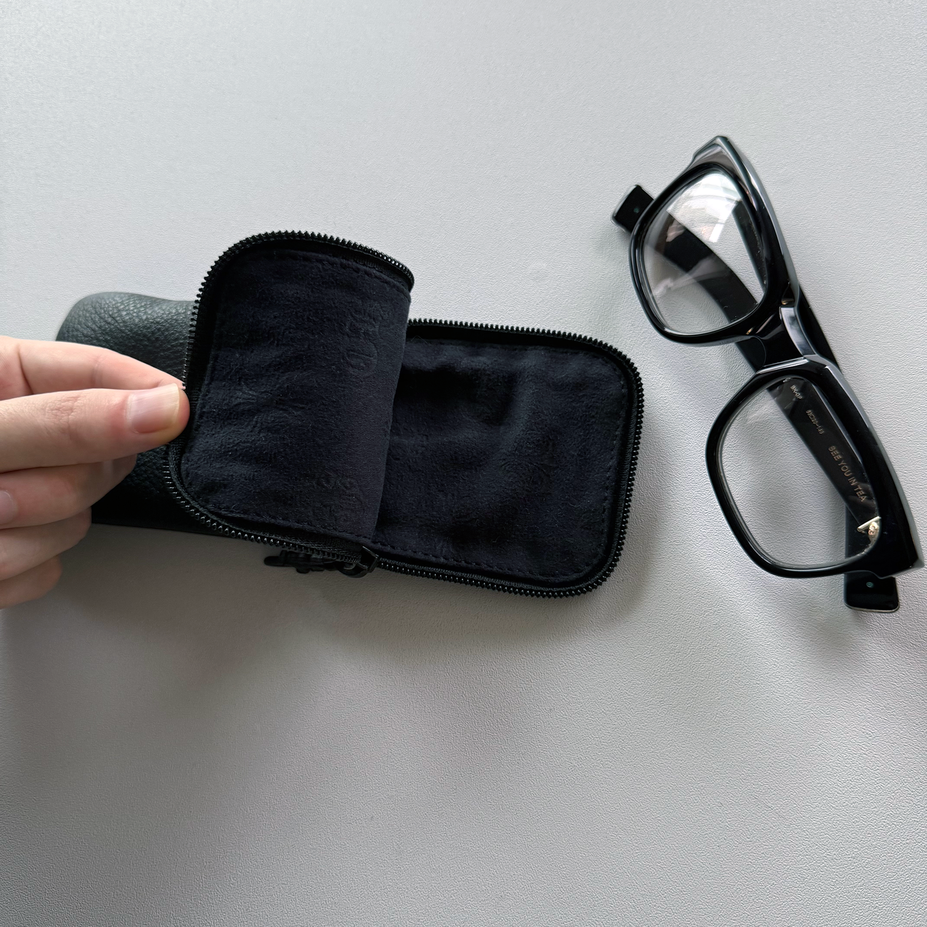 Chrome Hearts "See You In Tea" Glasses Black/Gold