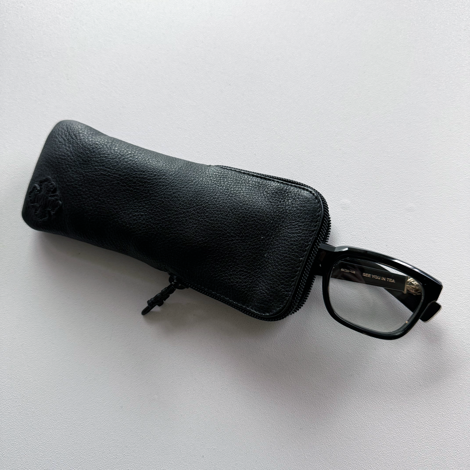 Chrome Hearts "See You In Tea" Glasses Black/Gold