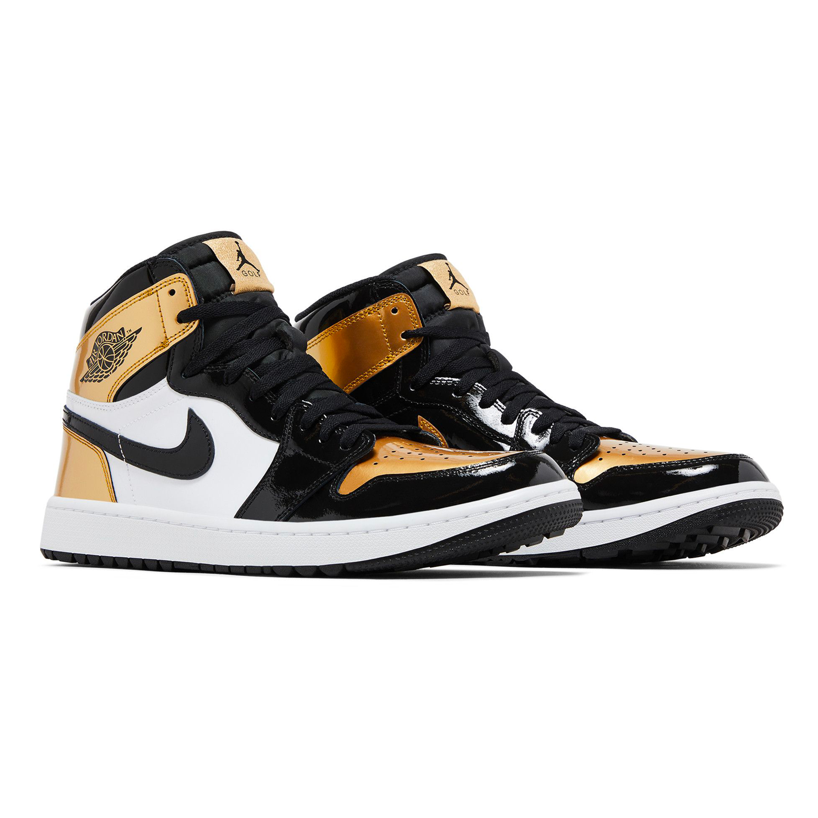 Nike 2024 Air Jordan 1 High Golf 'Gold Toe' (Size 10.5)