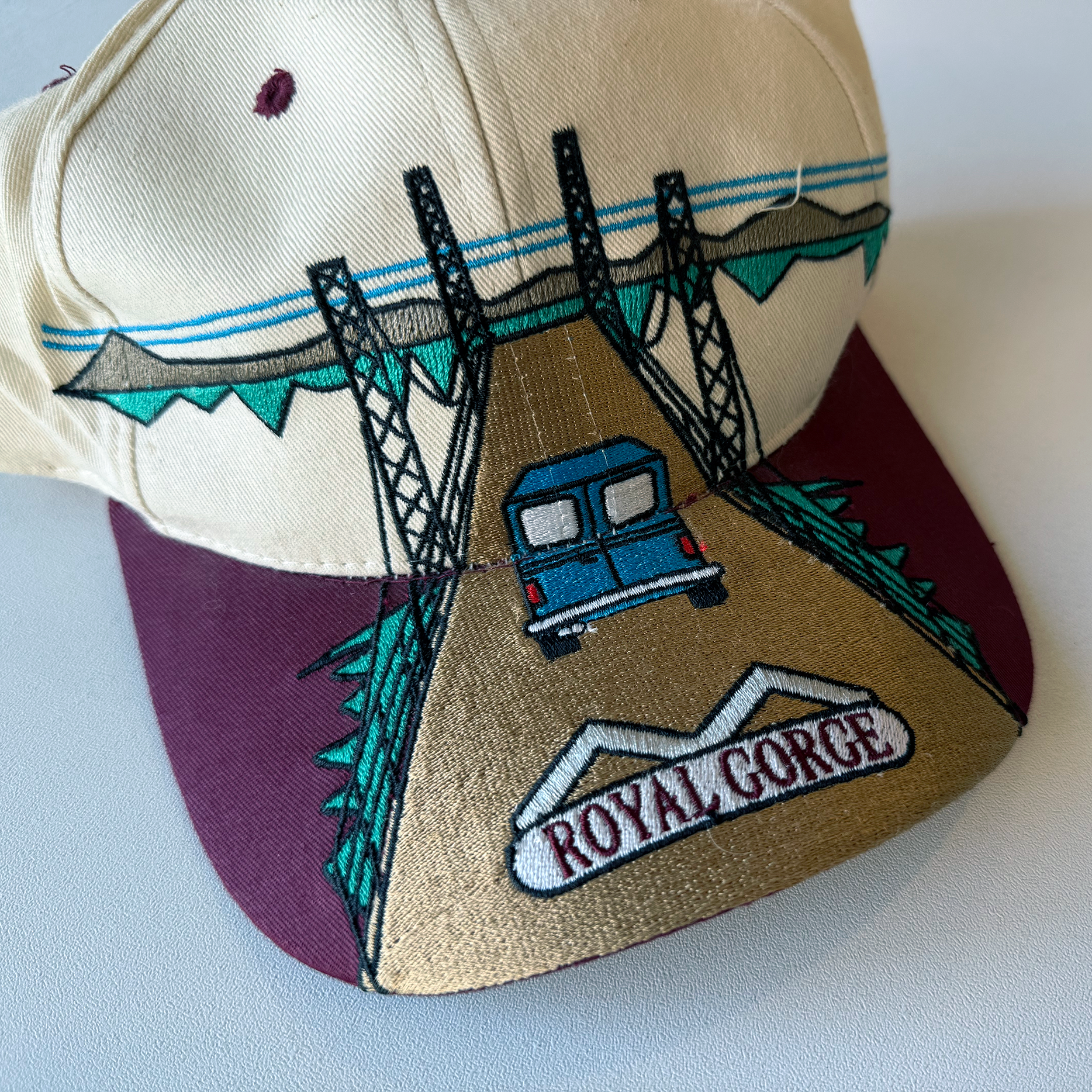 Vintage 1990s Royal Gorge Bridge Colorado Hat