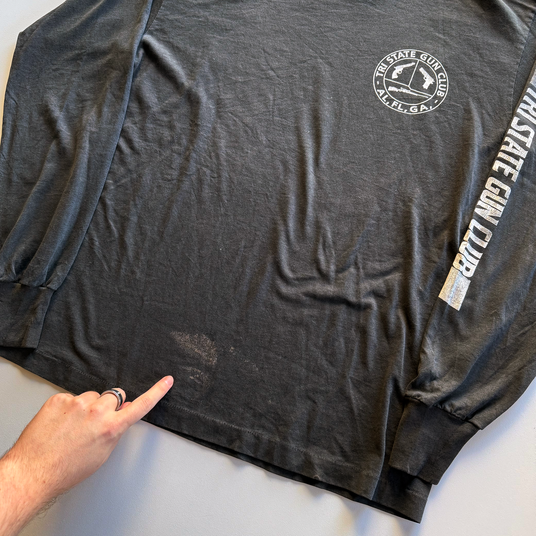 Vintage 1994 Tri State Gun Club L/S Tee