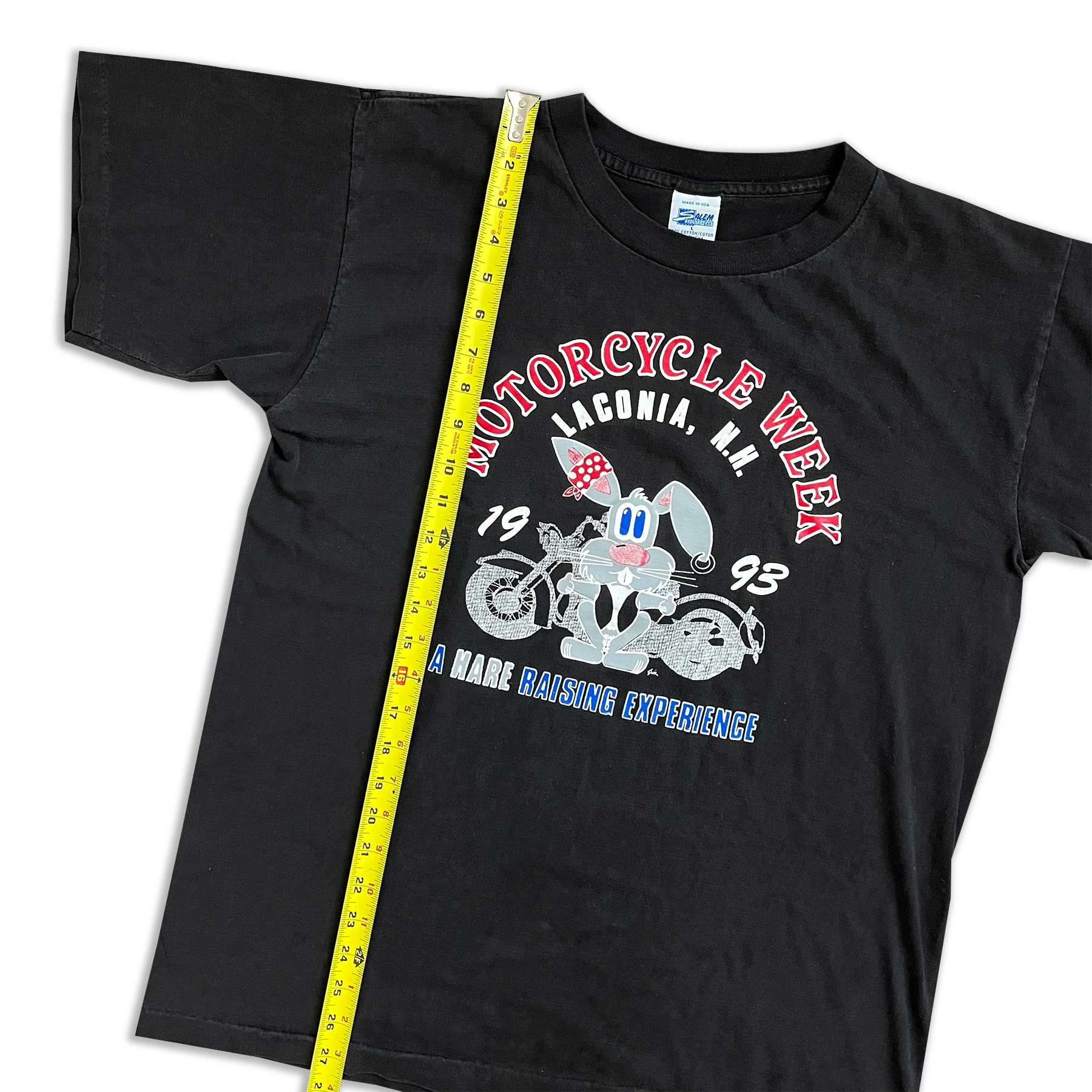 Vintage 1993 Laconia Motorcycle Week Hare Tee