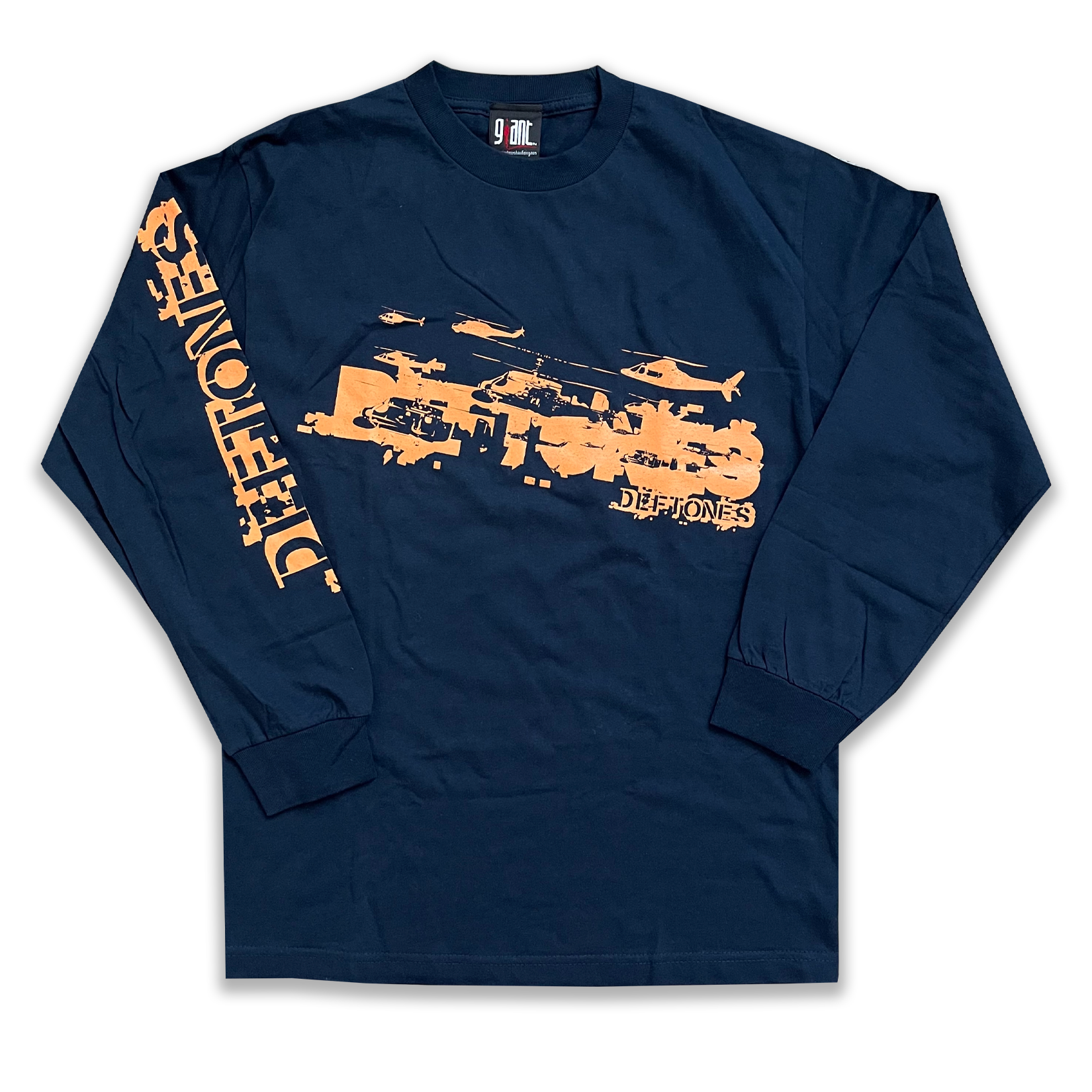 Vintage 2002 Deftones Helicopter Longsleeve Tee