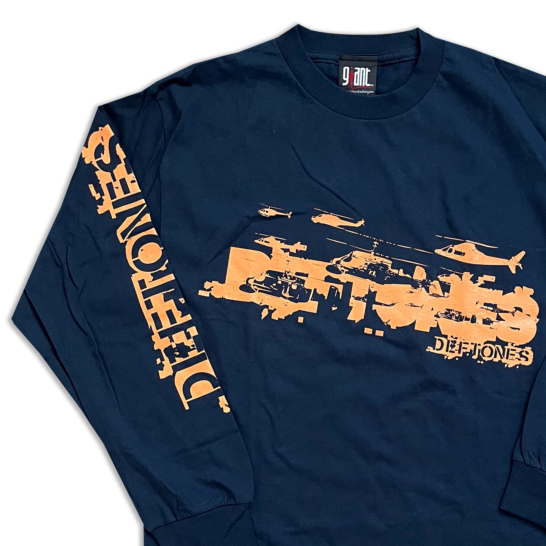 Vintage 2002 Deftones Helicopter Longsleeve Tee