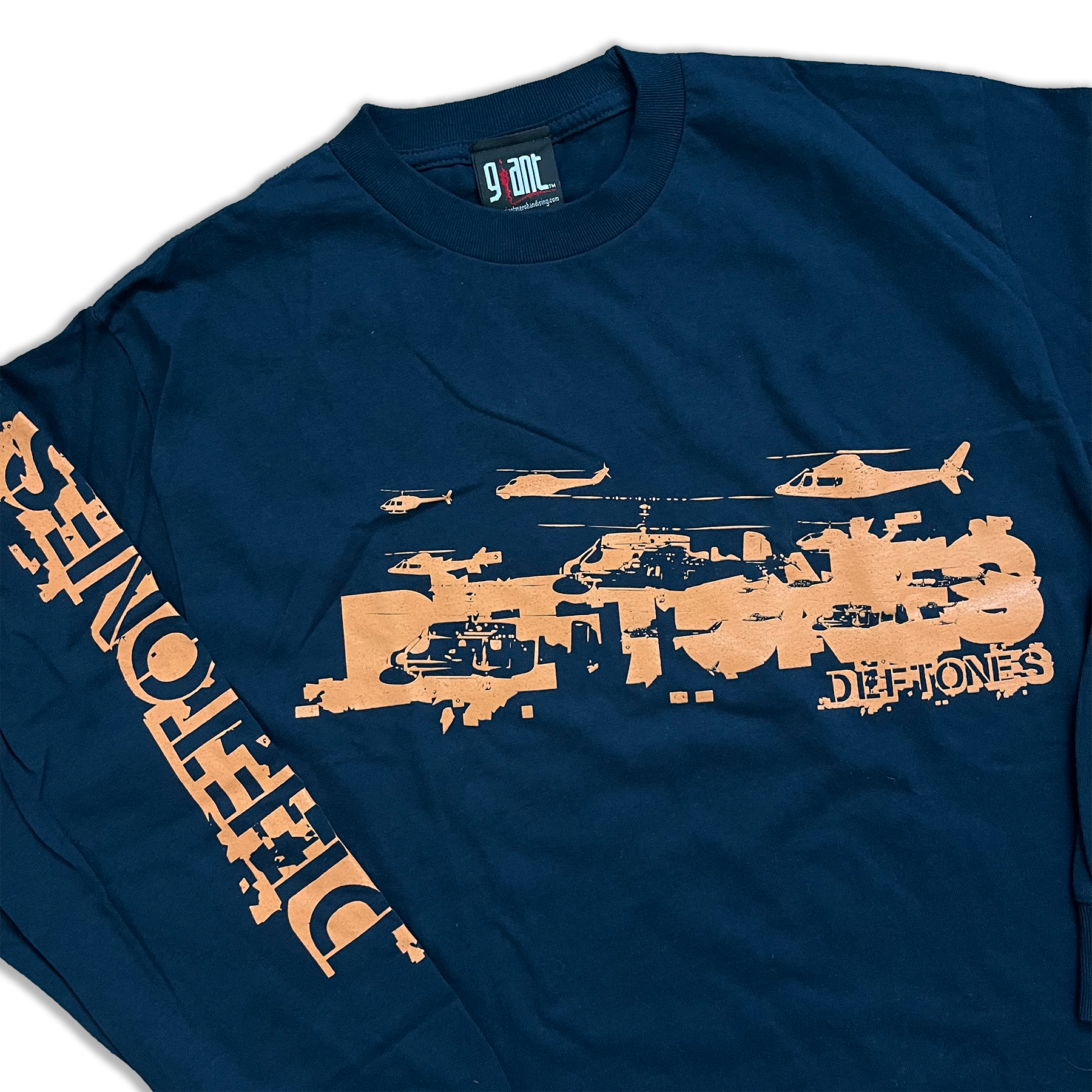 Vintage 2002 Deftones Helicopter Longsleeve Tee
