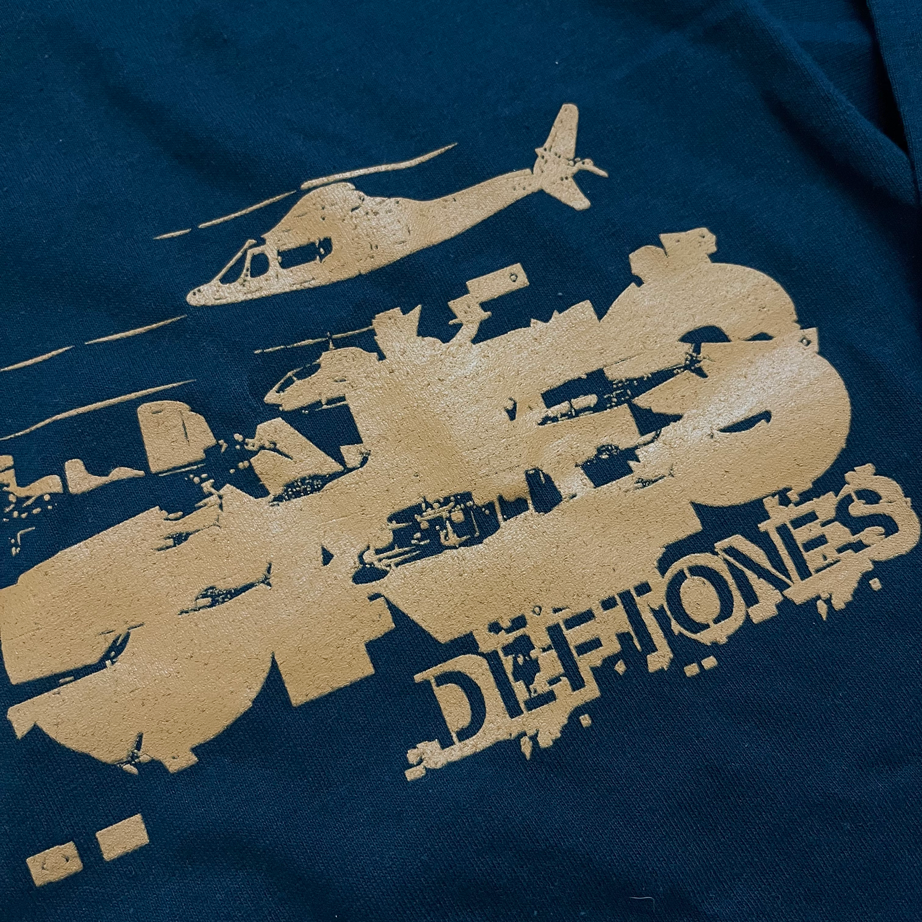 Vintage 2002 Deftones Helicopter Longsleeve Tee