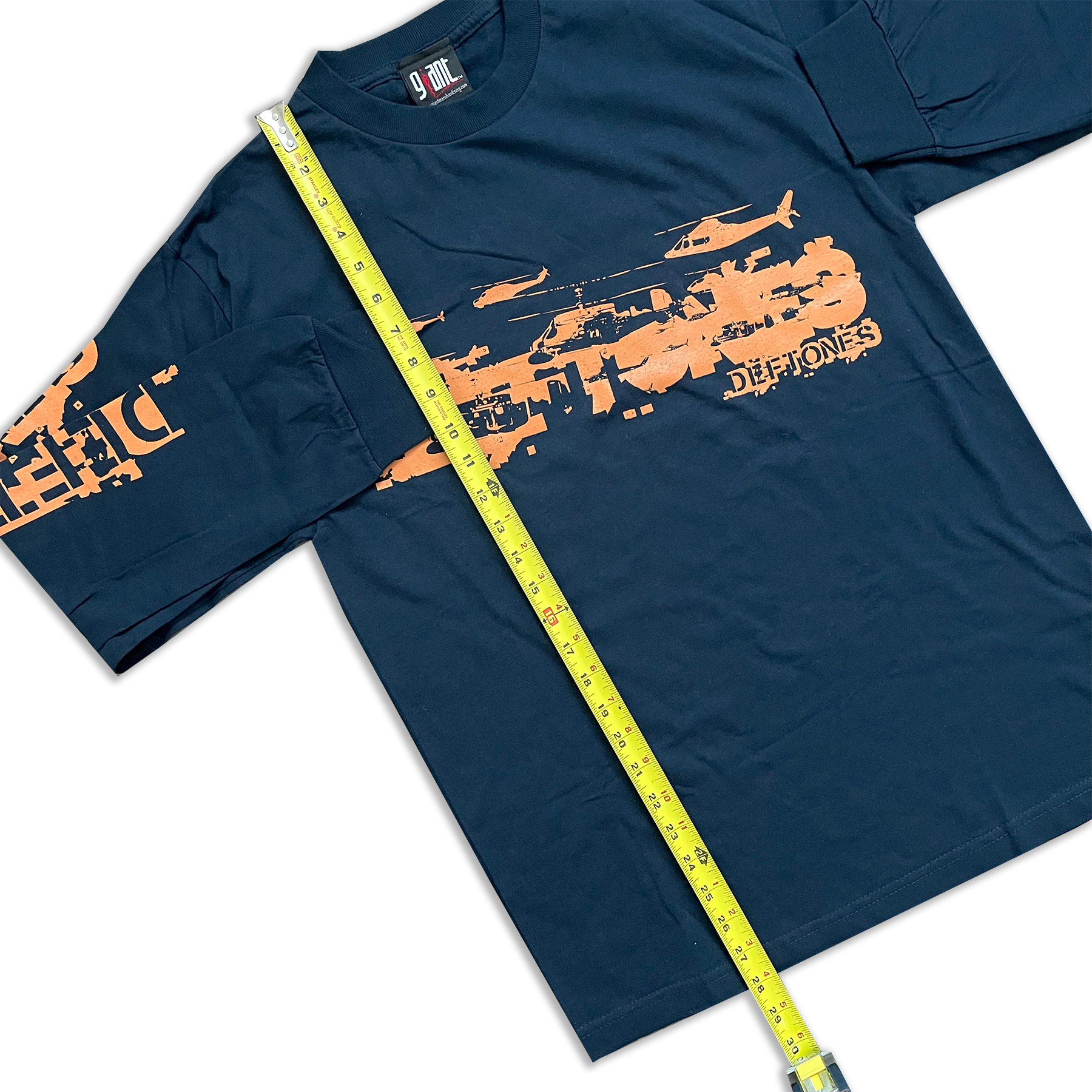 Vintage 2002 Deftones Helicopter Longsleeve Tee