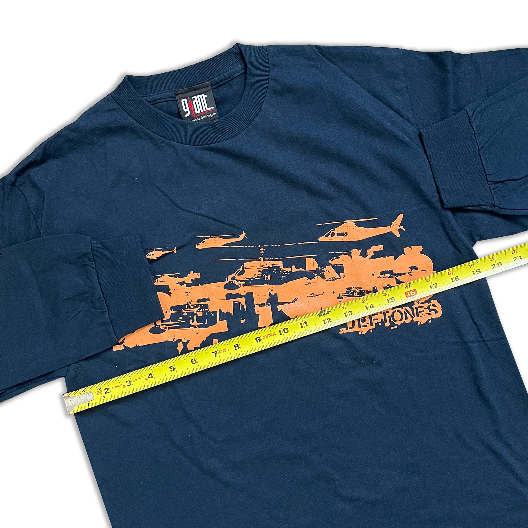 Vintage 2002 Deftones Helicopter Longsleeve Tee