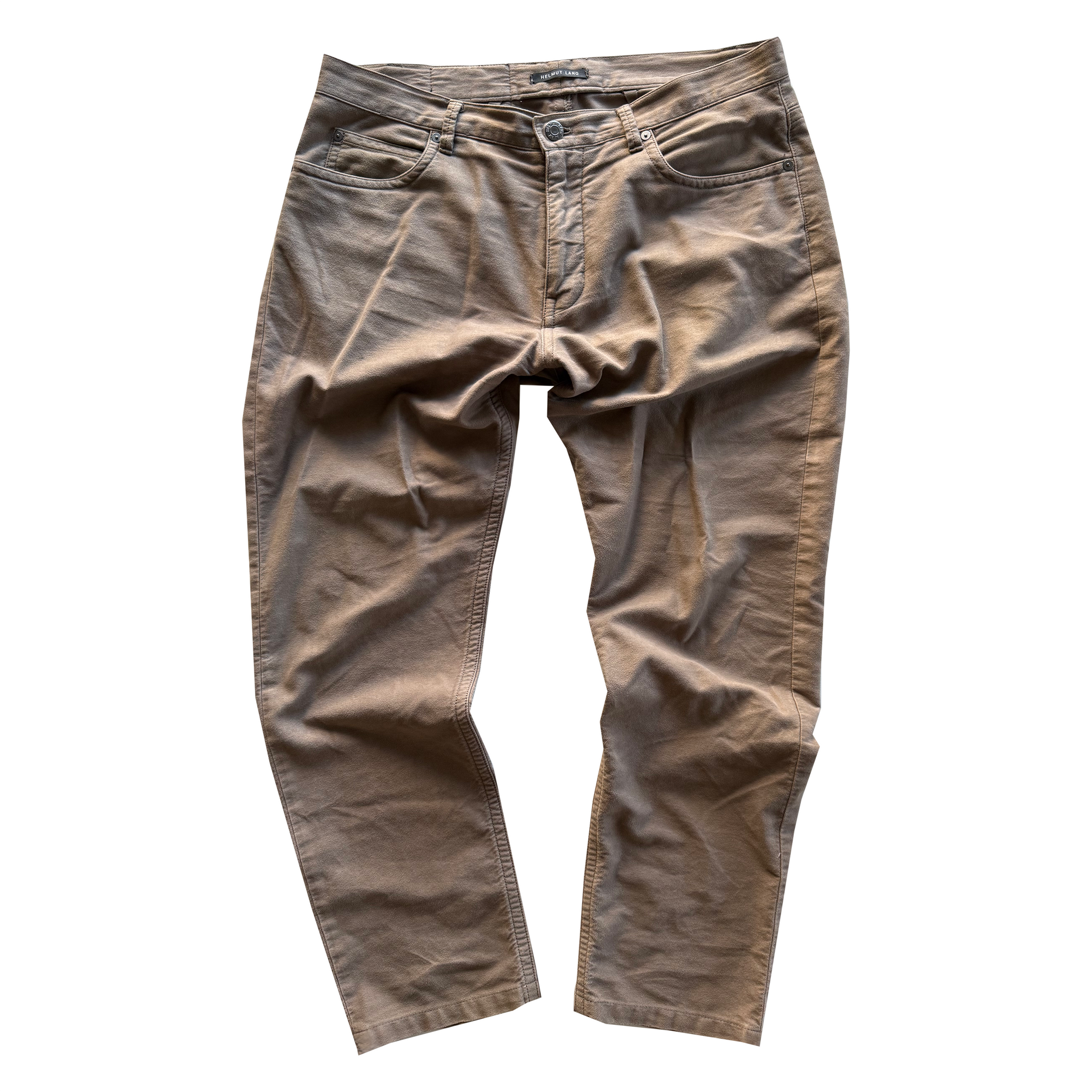 Helmut Lang Moleskin Cotton Pants