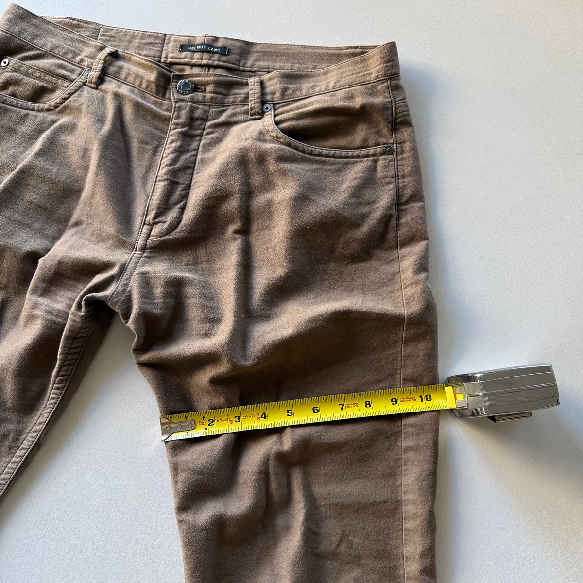Helmut Lang Moleskin Cotton Pants