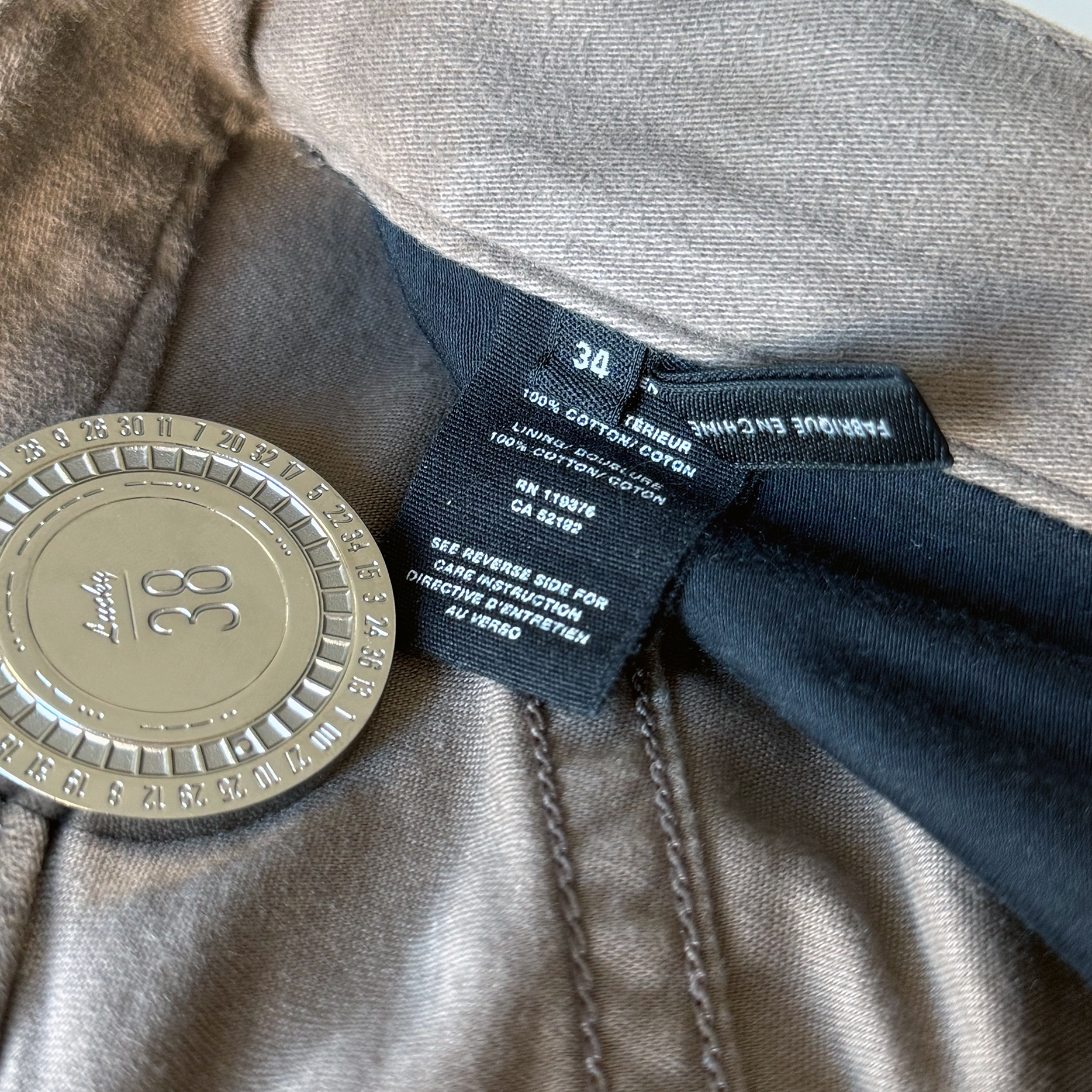 Helmut Lang Moleskin Cotton Pants