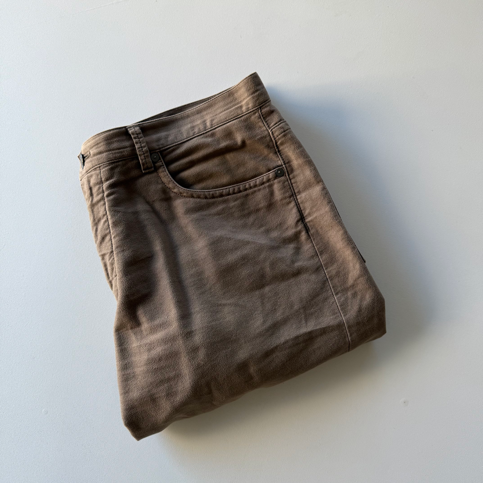 Helmut Lang Moleskin Cotton Pants