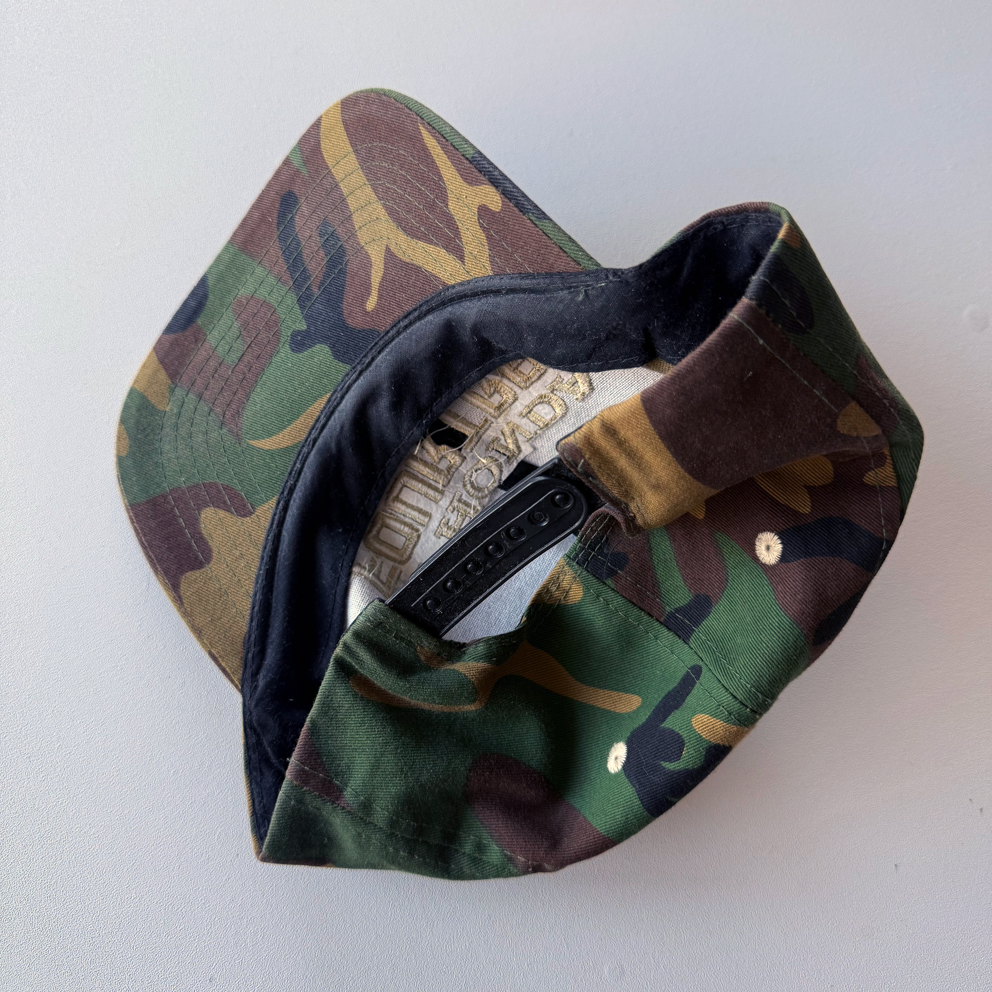 Vintage 2000s Y2K Honda FourTrax ATV Camo Hat