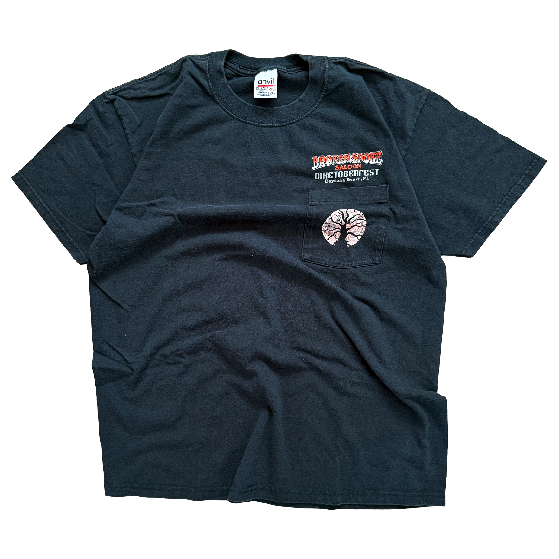 Vintage 1999 Biketoberfest Halloween Broken Spoke Saloon Tee