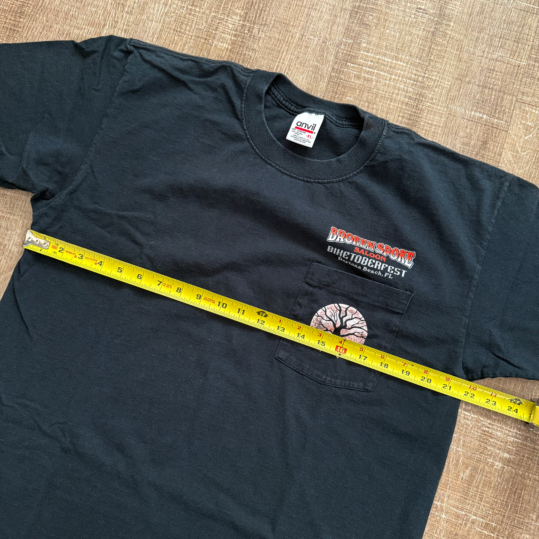 Vintage 1999 Biketoberfest Halloween Broken Spoke Saloon Tee