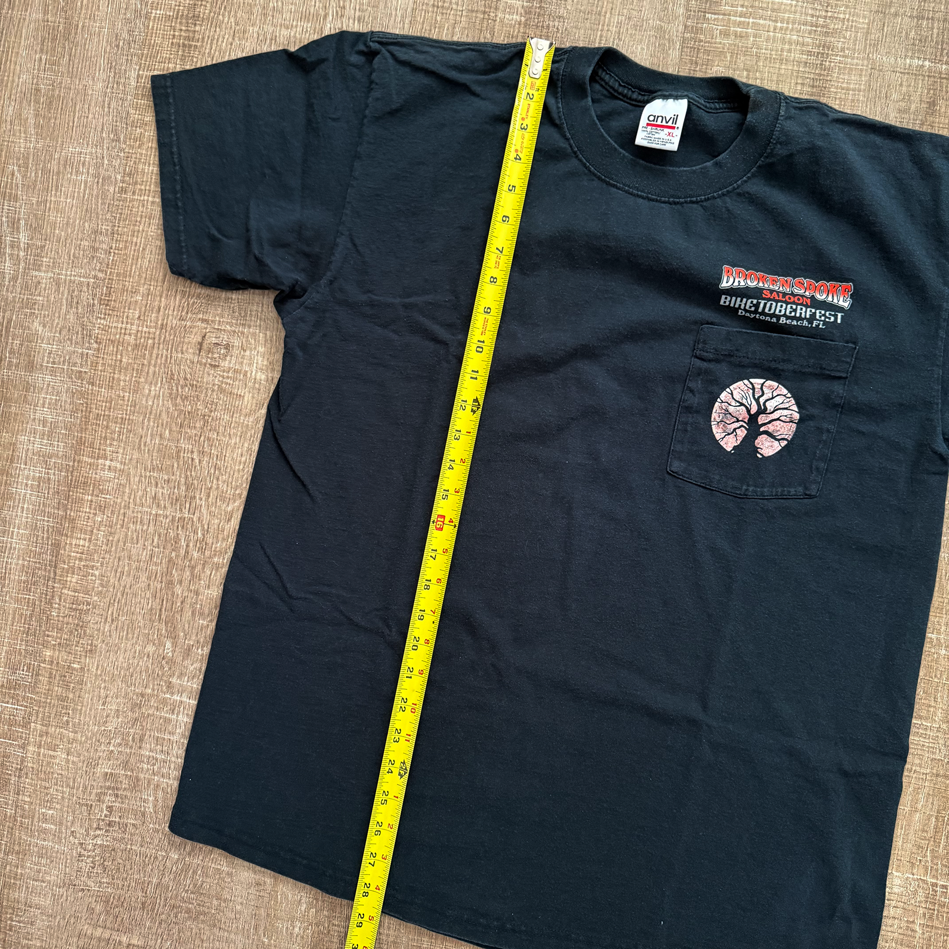 Vintage 1999 Biketoberfest Halloween Broken Spoke Saloon Tee