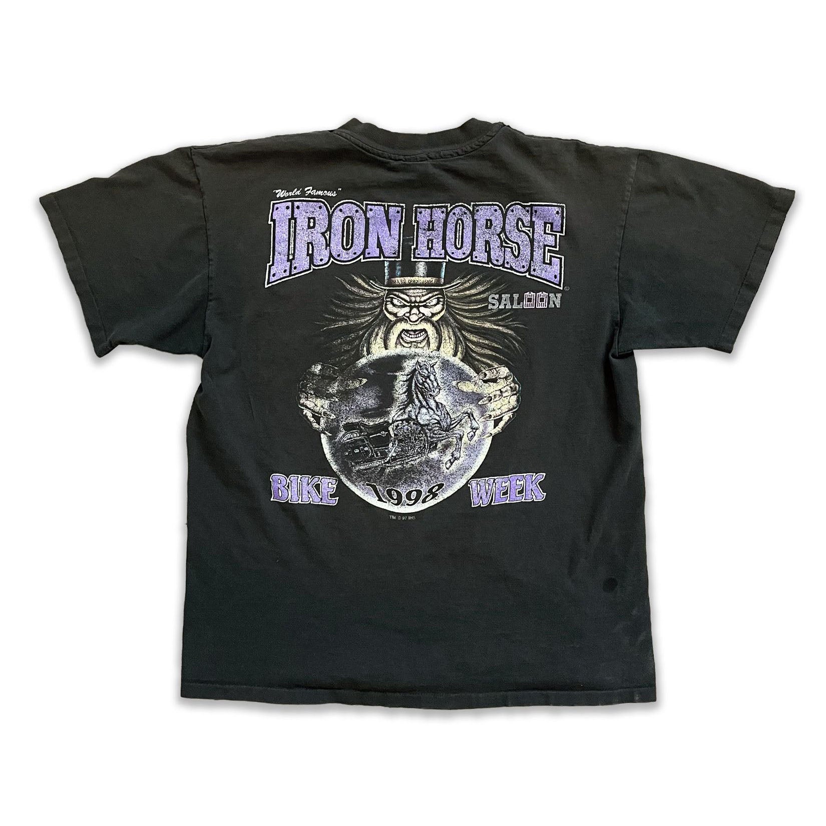 Vintage 1998 Iron Horse Bike Week Tee