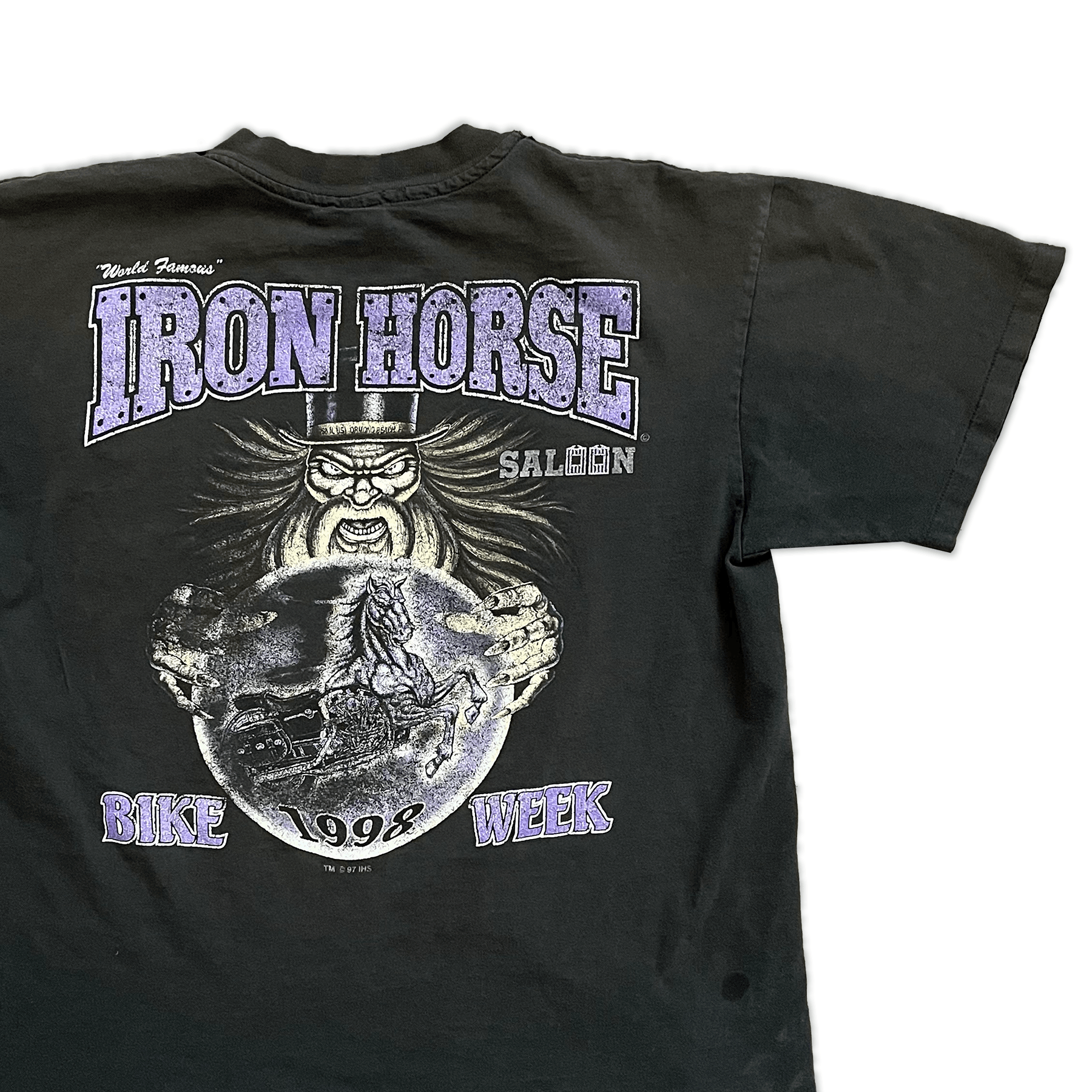 Vintage 1998 Iron Horse Bike Week Tee