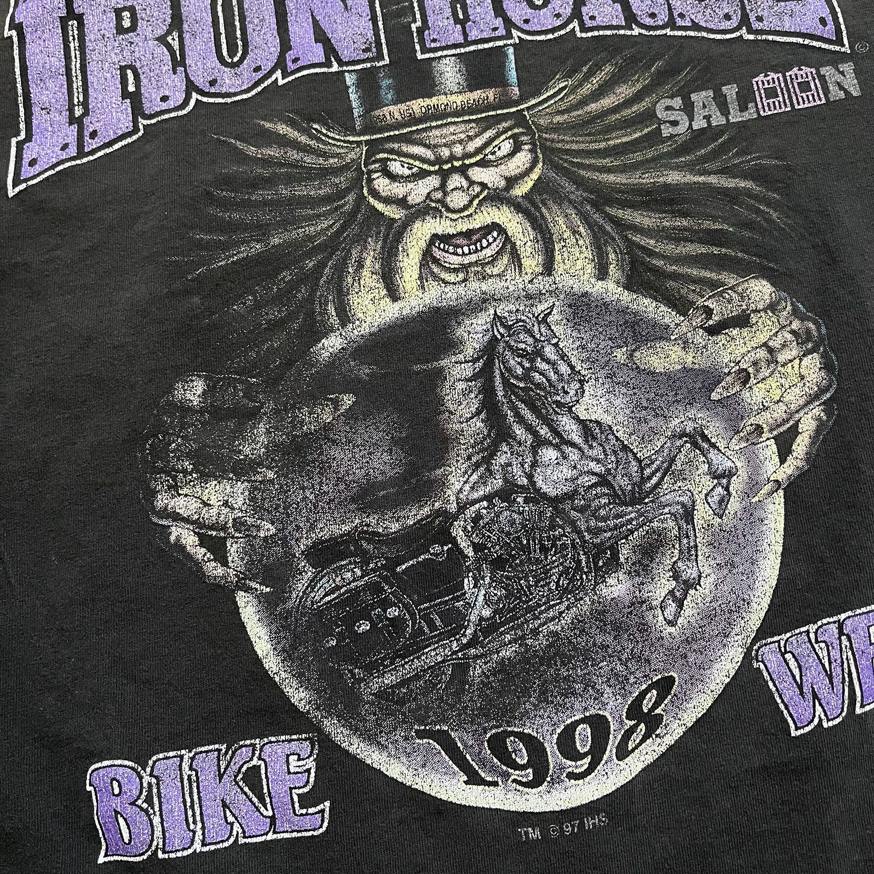 Vintage 1998 Iron Horse Bike Week Tee
