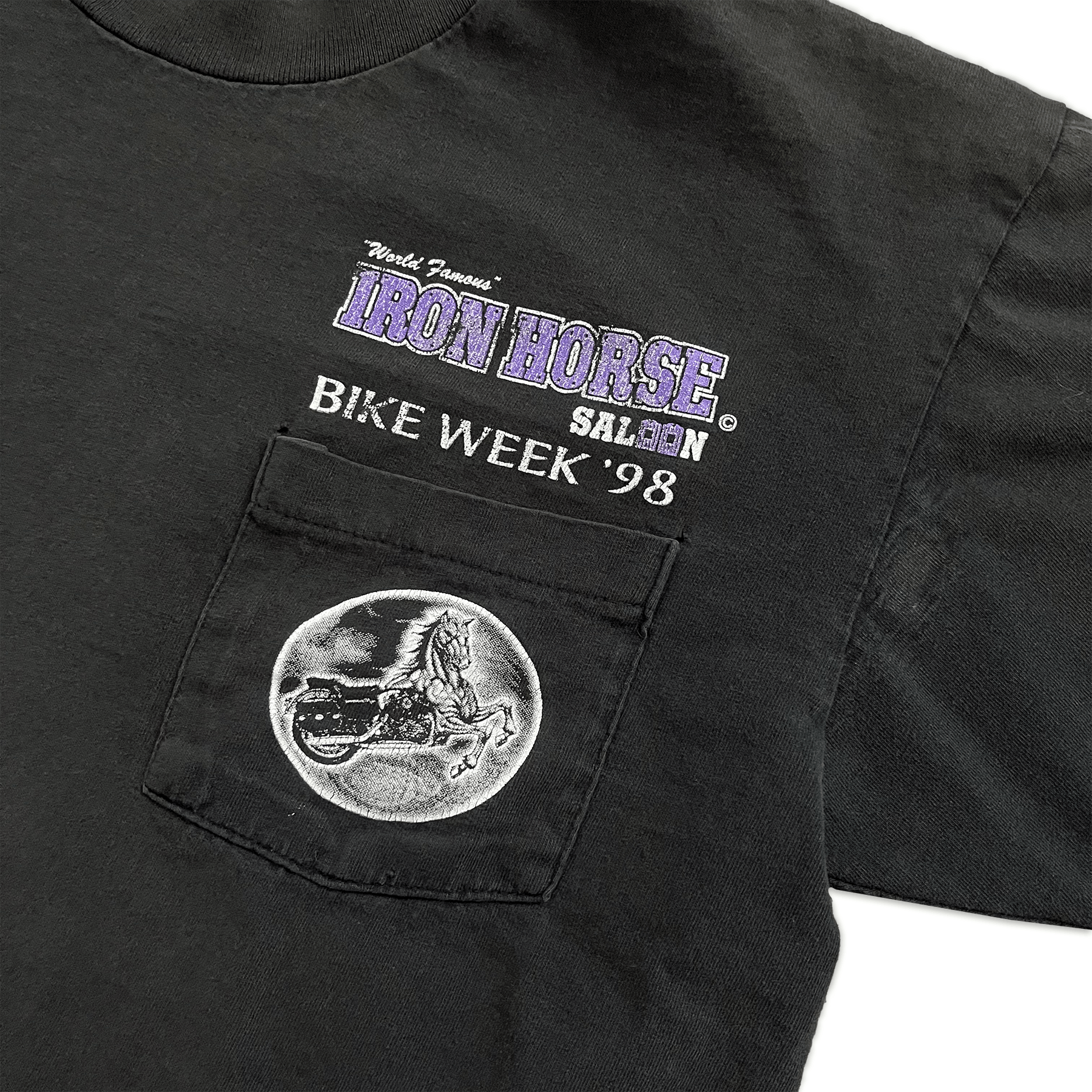 Vintage 1998 Iron Horse Bike Week Tee