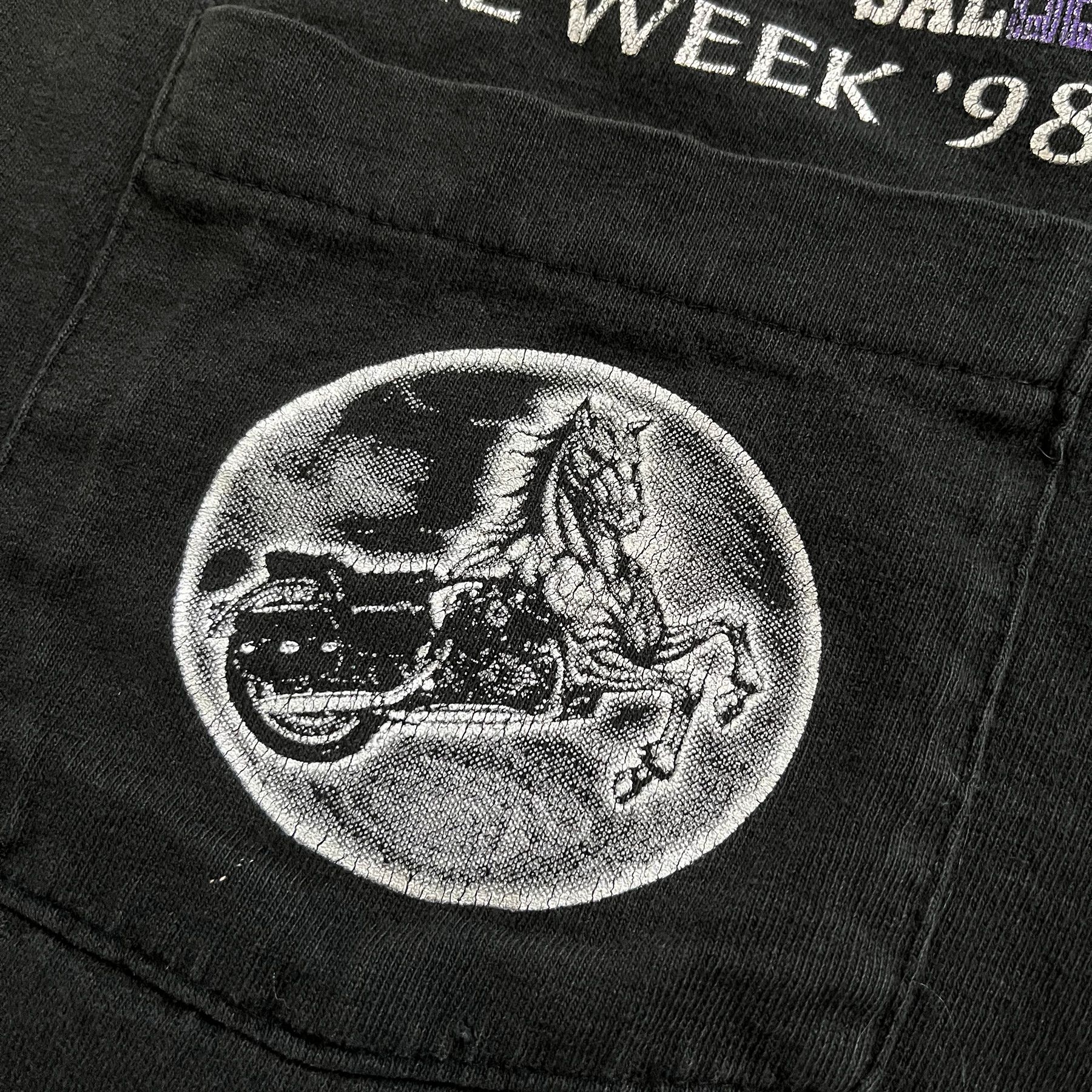 Vintage 1998 Iron Horse Bike Week Tee