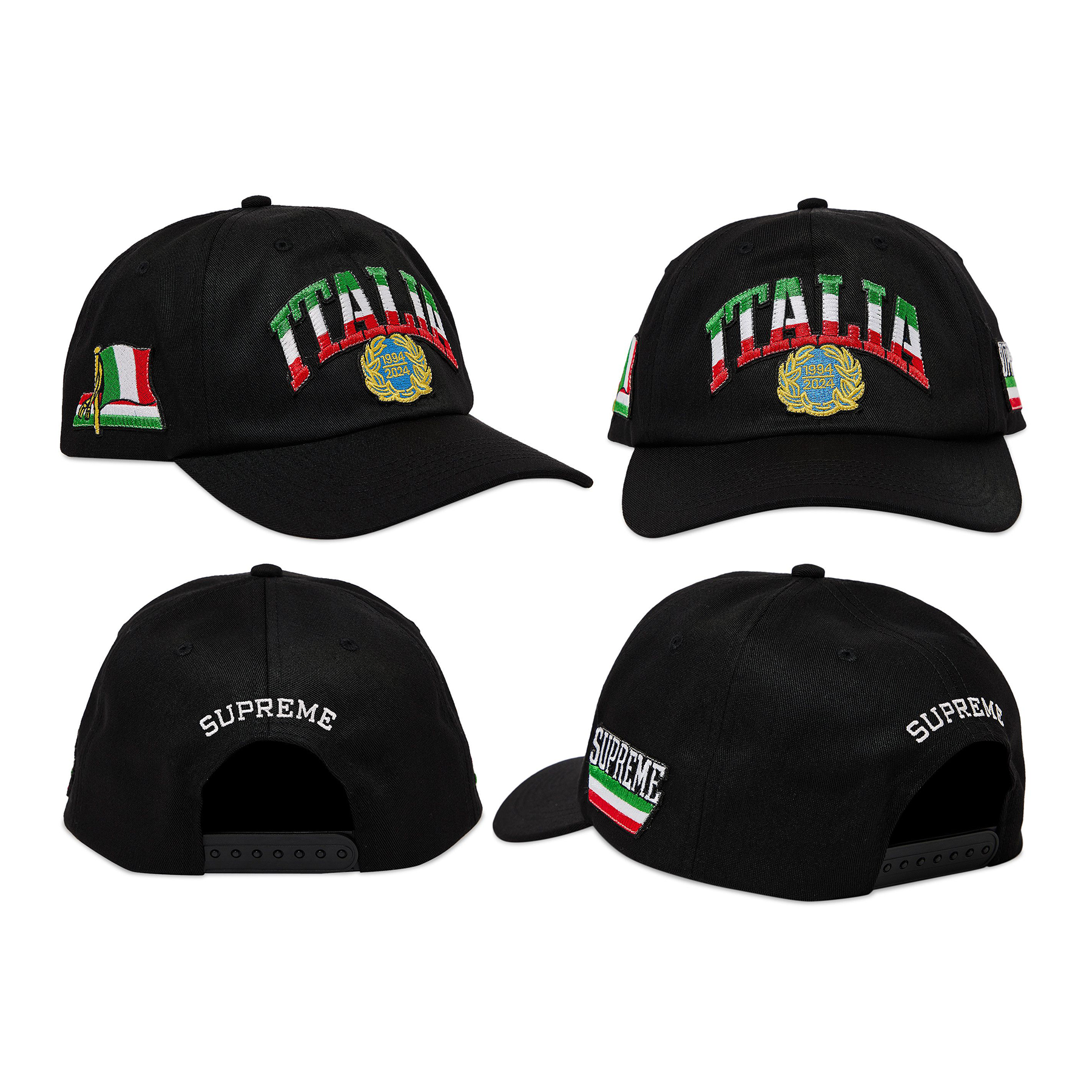 Supreme SS24 Italia Italy 6-Panel Hat