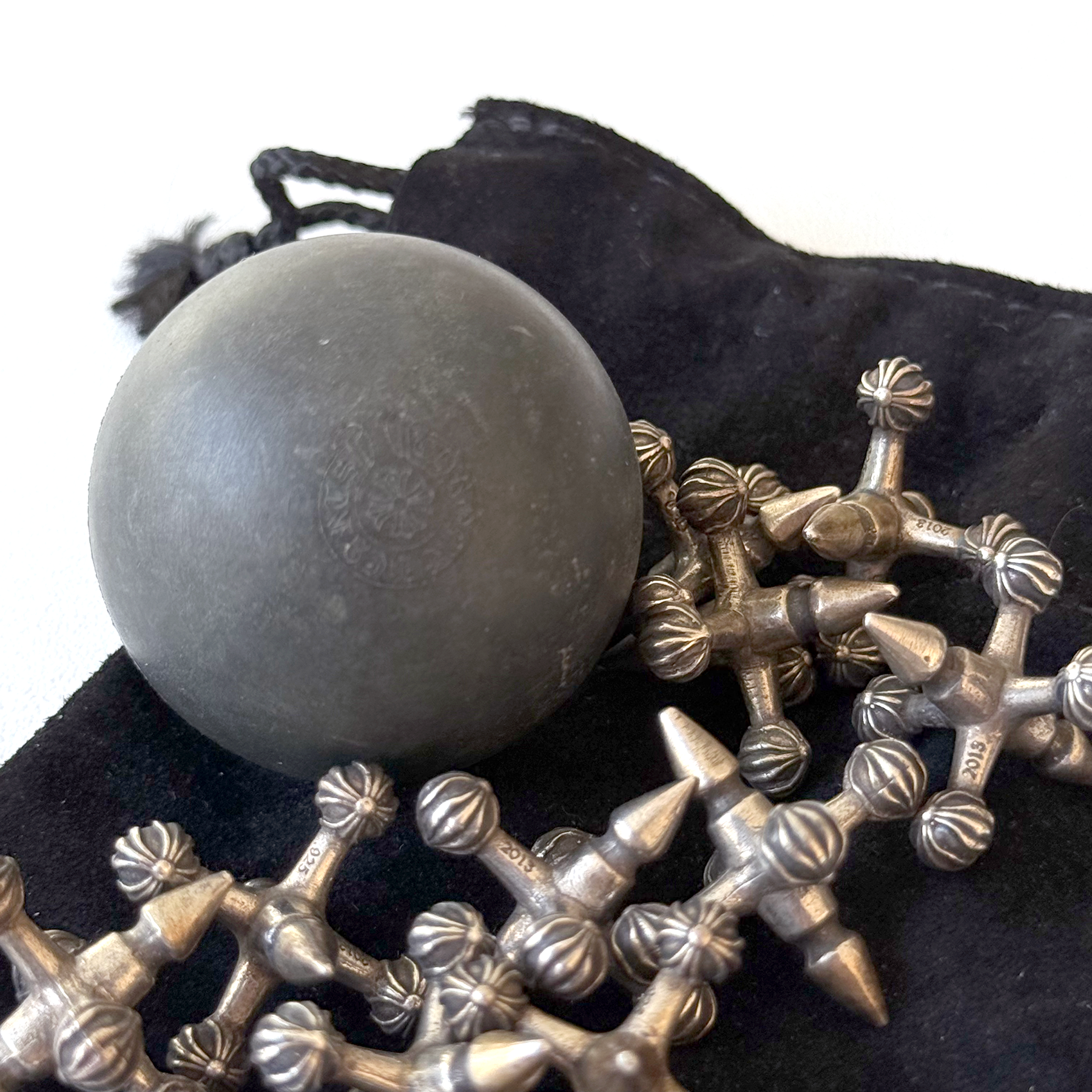 Chrome Hearts Jacks Knucklebones Set